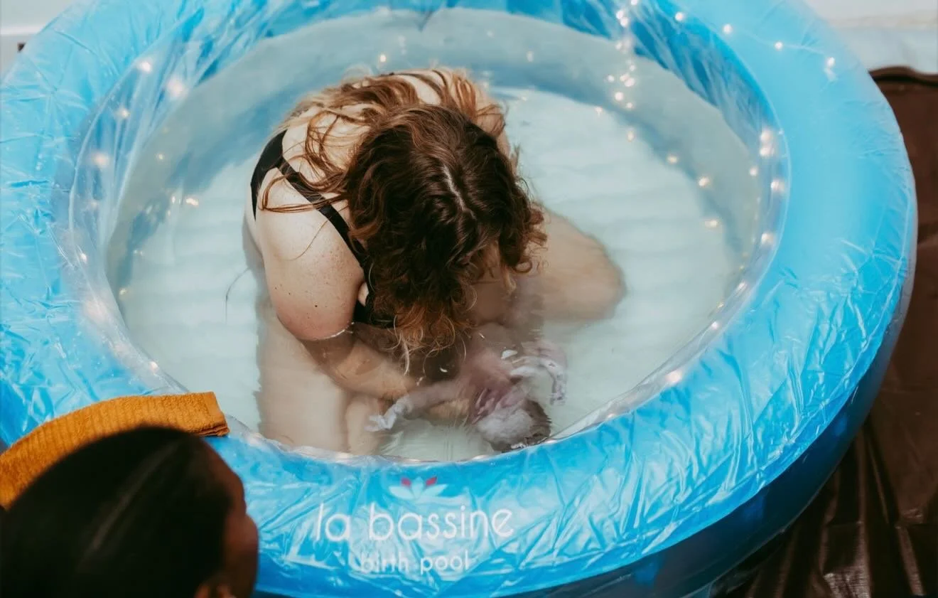 For generations, women have birthed surrounded by trust, intuition, quiet support, and the wisdom passed down from those before them. 

This moment feels like a return to something ancient &mdash; a mother reaching down to receive her baby with stren