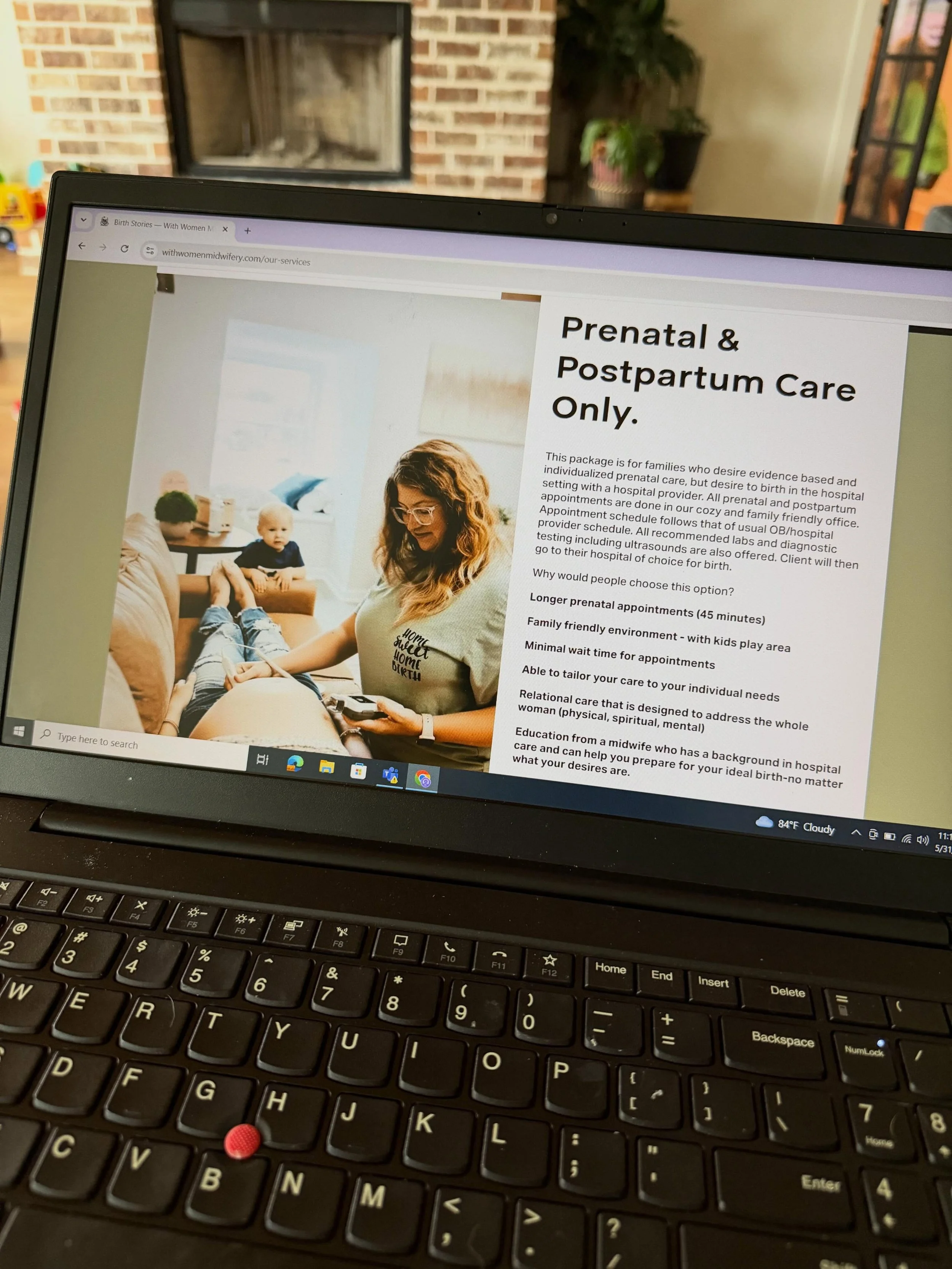 Spending this rainy Sunday making some updates to my website. 

Adding prenatal &amp; postpartum care (with plans to birth in the hospital) as an offered service-already have 4 families signed up for this option and so happy the community is taking a