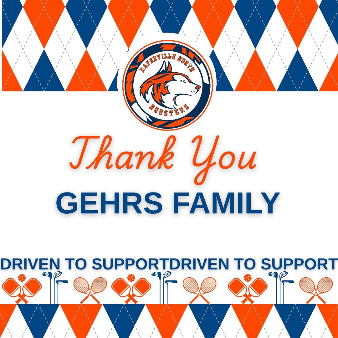 🎉 A huge THANK YOU to our incredible sponsors for the 2025 NNHS Boosters Golf, Tennis, and Pickleball Outings! ⛳🎾🏓

Your generous support directly impacts the students of Naperville North by enhancing and enriching their experiences in athletics a