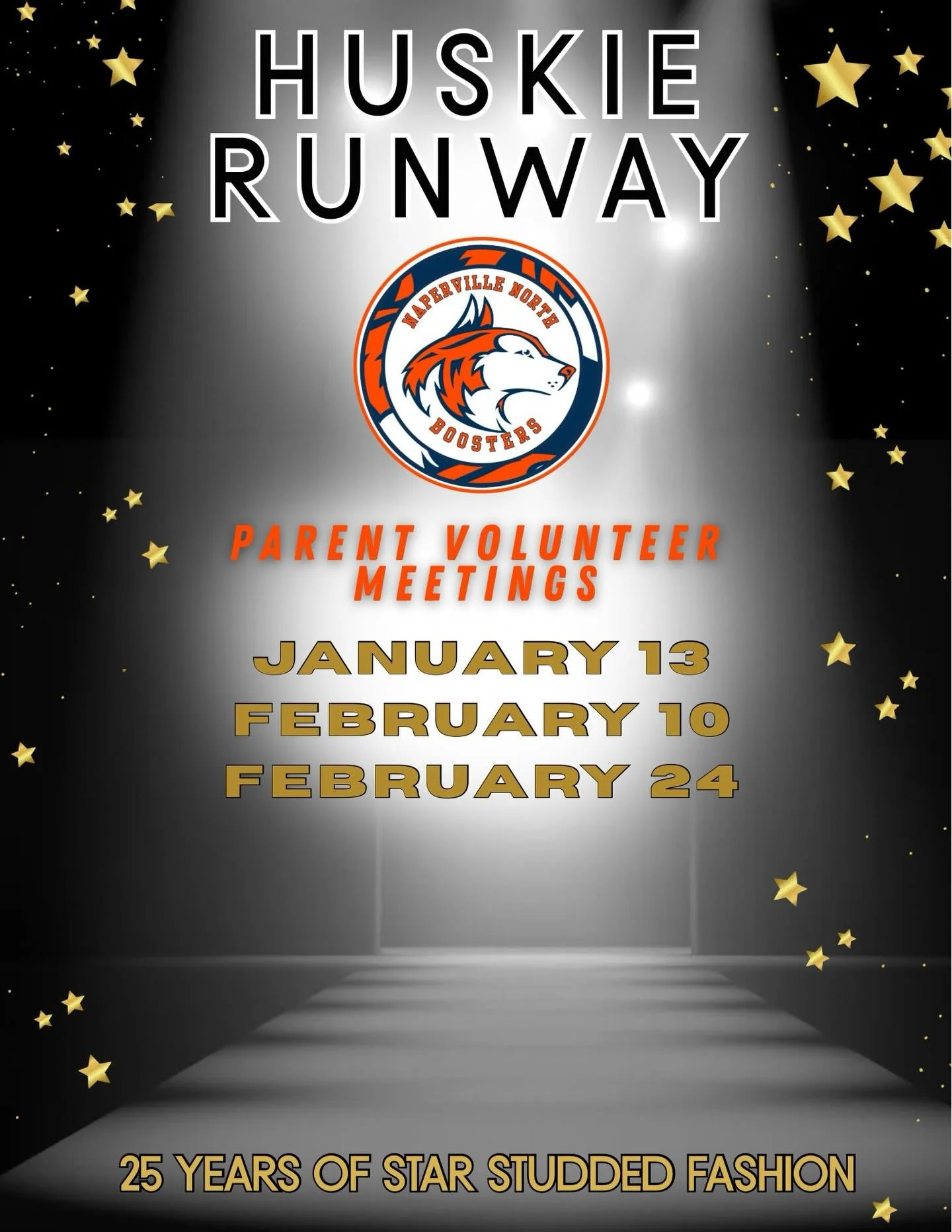 Lights. Camera. Huskies. ✨

🗓️3/1 The countdown is on for Huskie Runway &mdash; 25 Years of Star-Studded Fashion🤵🏻 👗 featuring:
✨@peaches_boutique
 ✨@lorenzostux
✨ @divineperceptions.com

Our signature Boosters fundraiser returns as we celebrate 