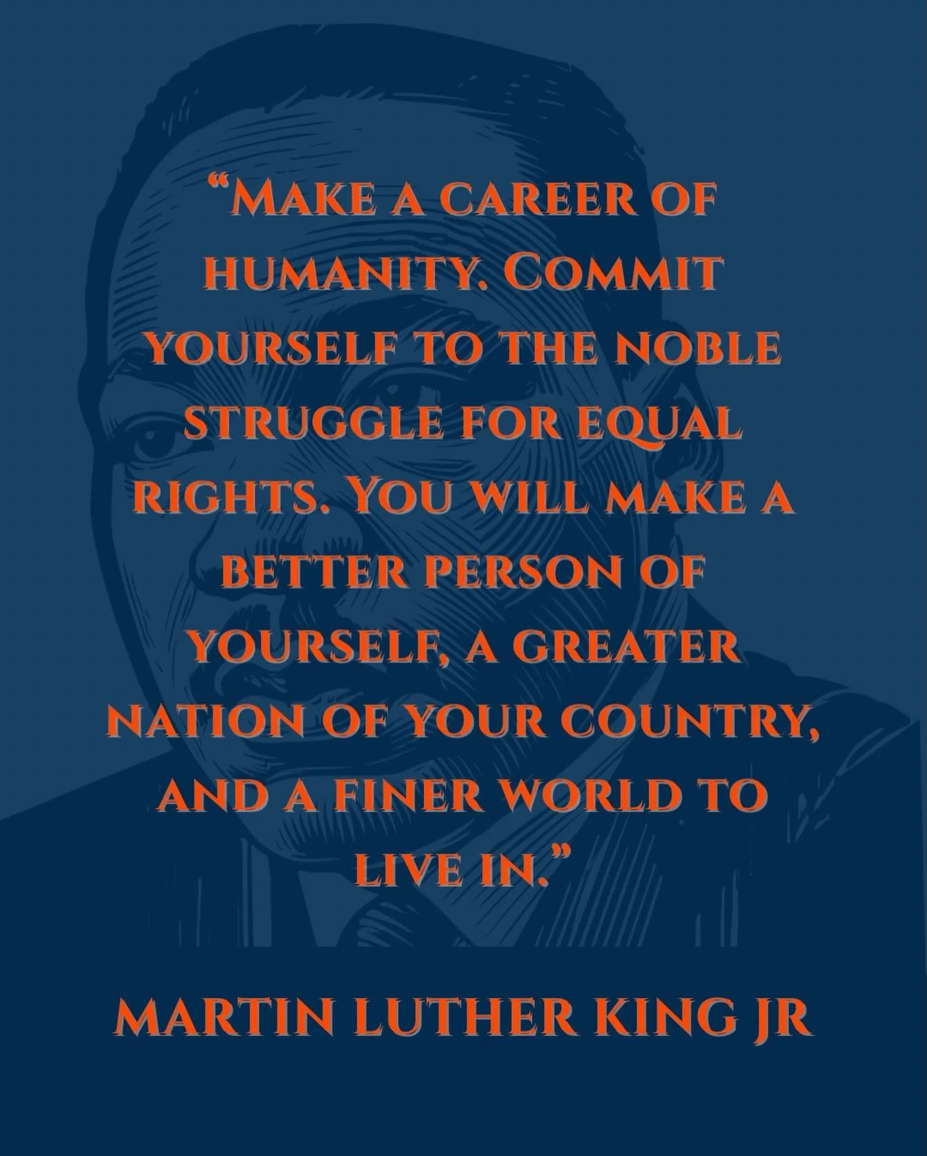 Today we pause to reflect on the legacy of Dr. Martin Luther King Jr. 

May his message of hope, equality and service continues to inspire Huskies to lead with kindness, courage, and purpose at Naperville North and beyond.