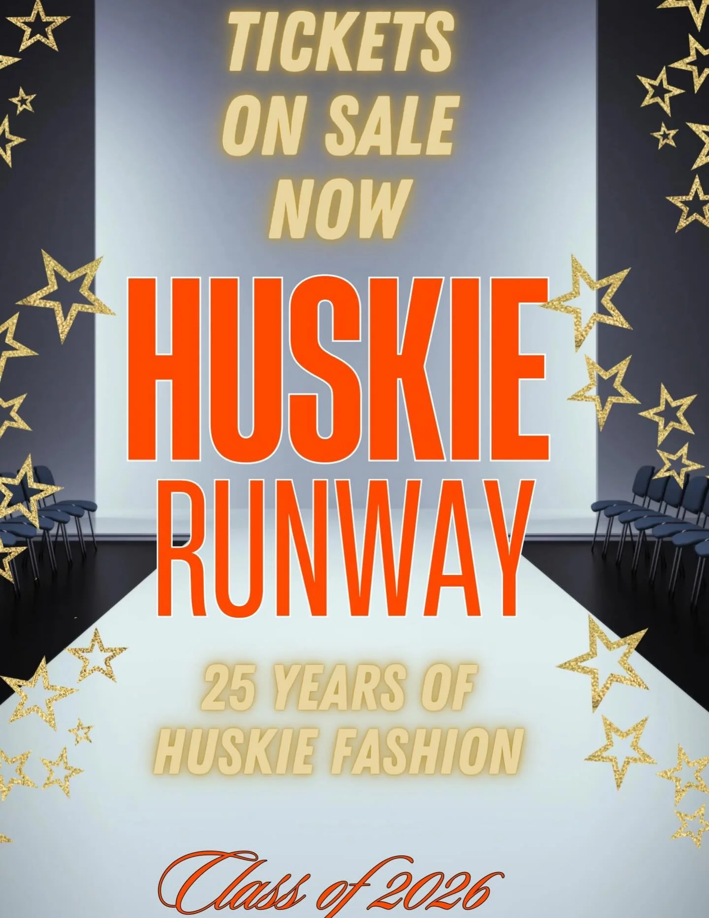 Huskie Runway: Celebrating 25 Years of Huskie Fashion ✨

🎟️ Tickets Are On Sale Now!

Join us as students from the Class of 2026 take the runway wearing the latest formal fashions from
Peaches &bull; Lorenzo&rsquo;s &bull; Clotheshorse &bull; Wolsfe