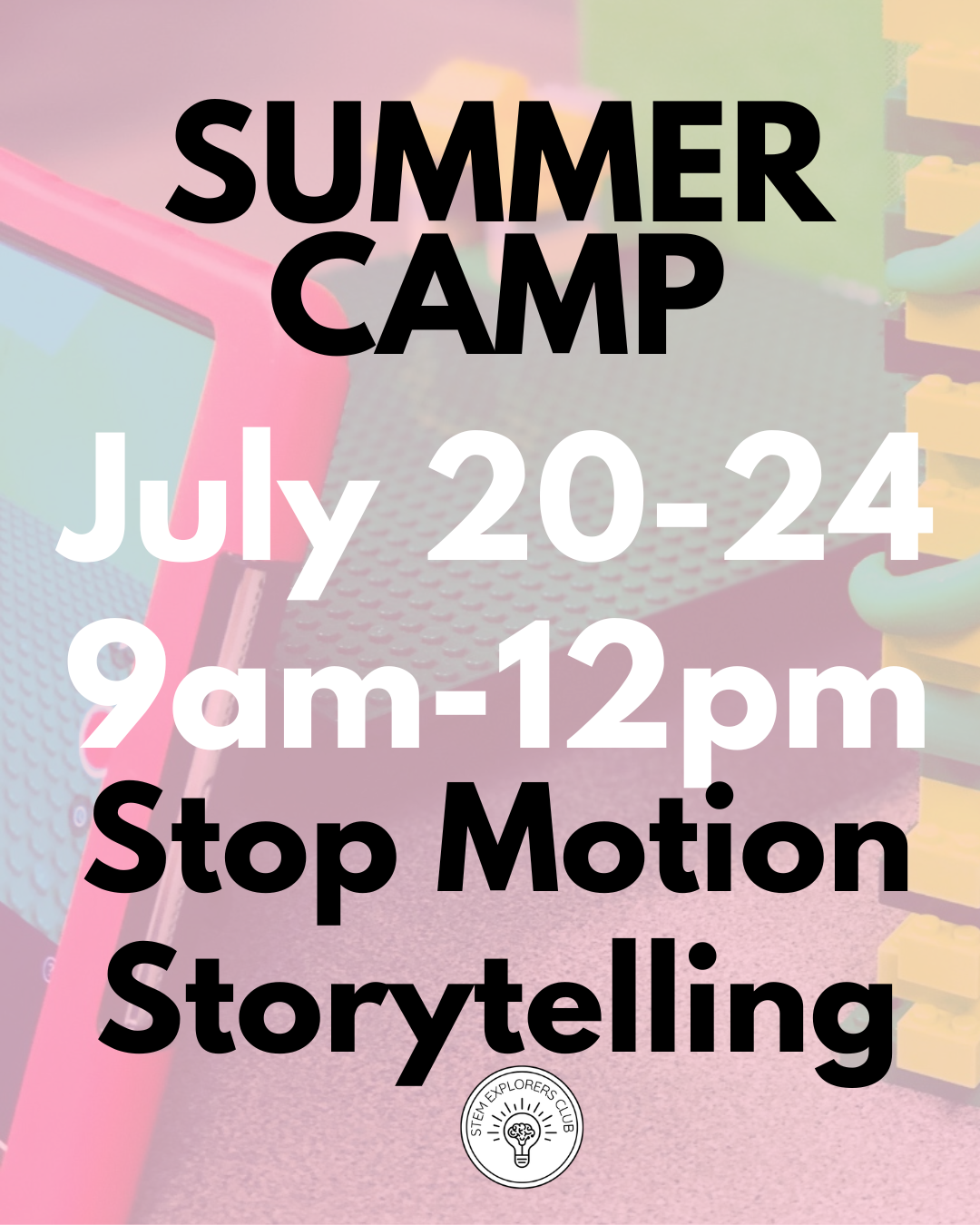 Stop Motion Story Telling-Summer Camp, July 20-24