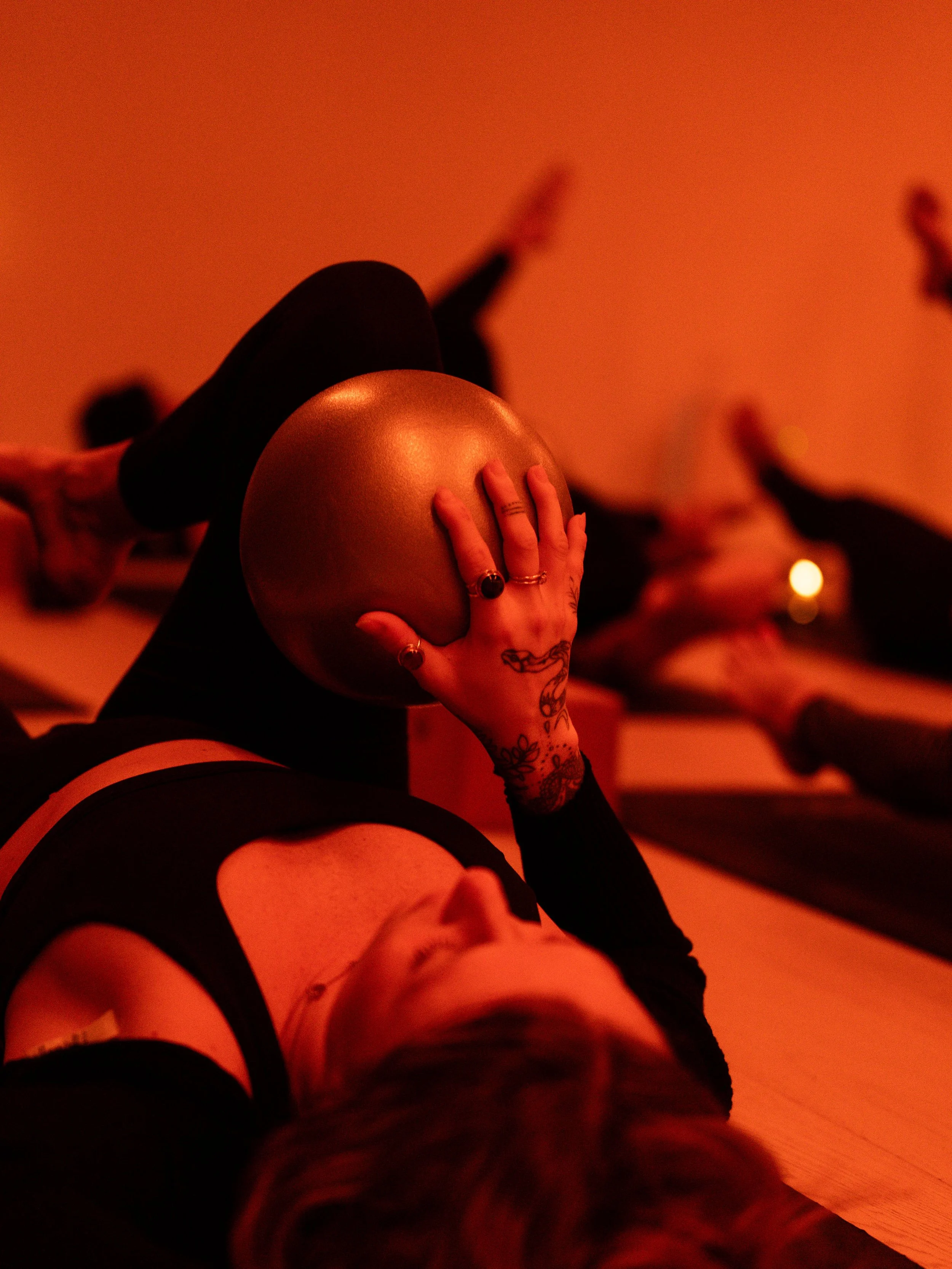 Mat Pilates session focused on strength and mindful movement at Rituals Urban Retreat