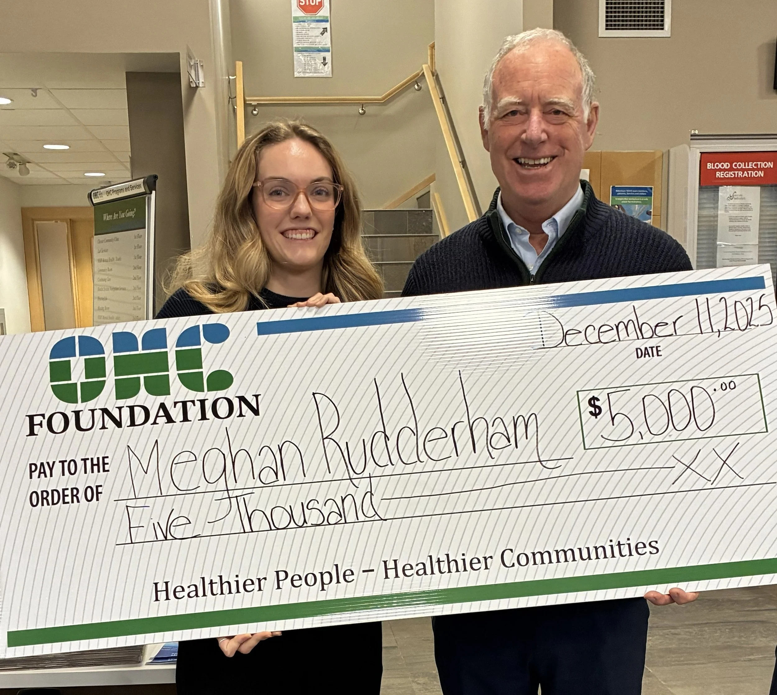 Student Award — Our Health Centre