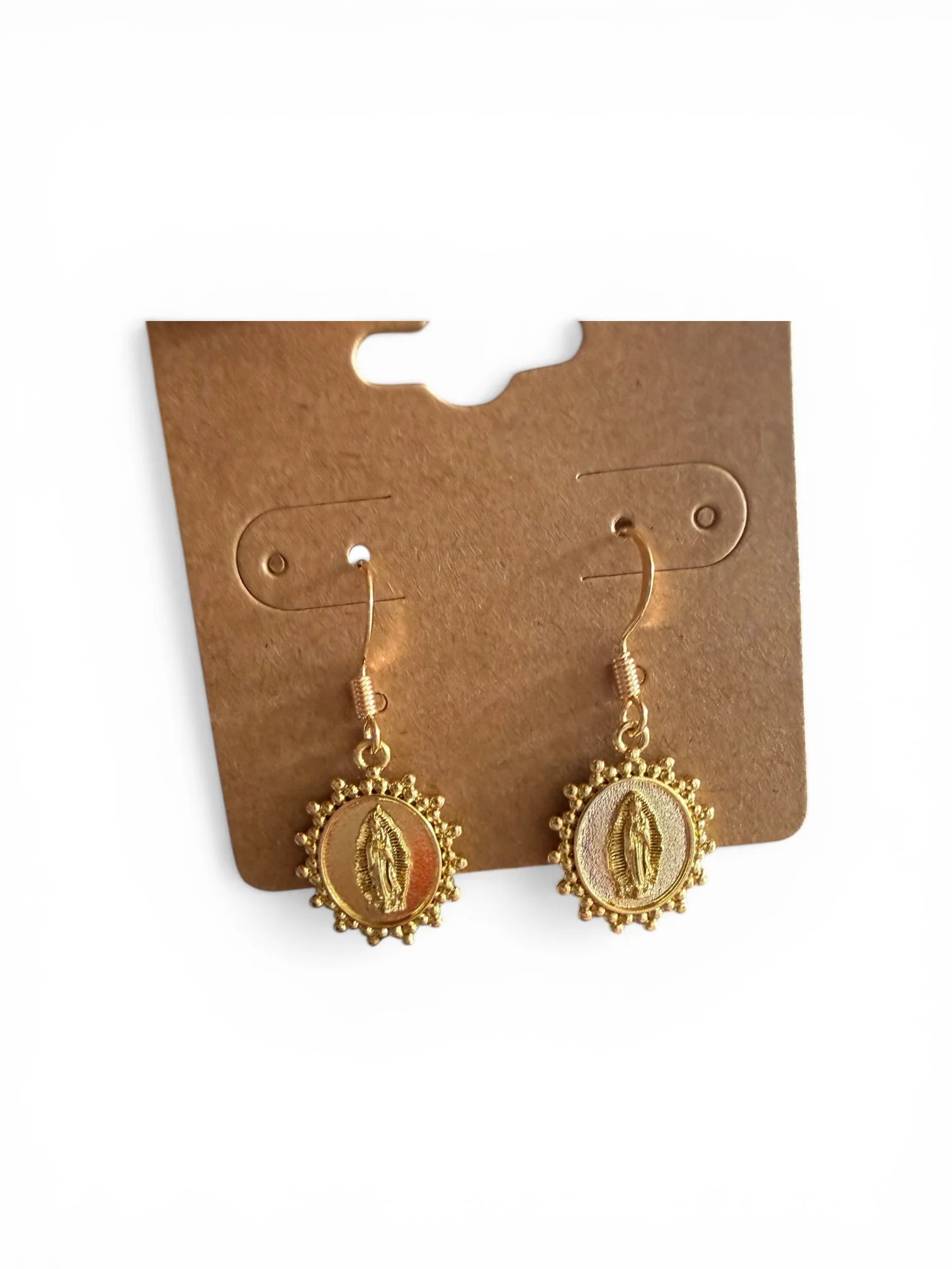 Gold Mary Earrings