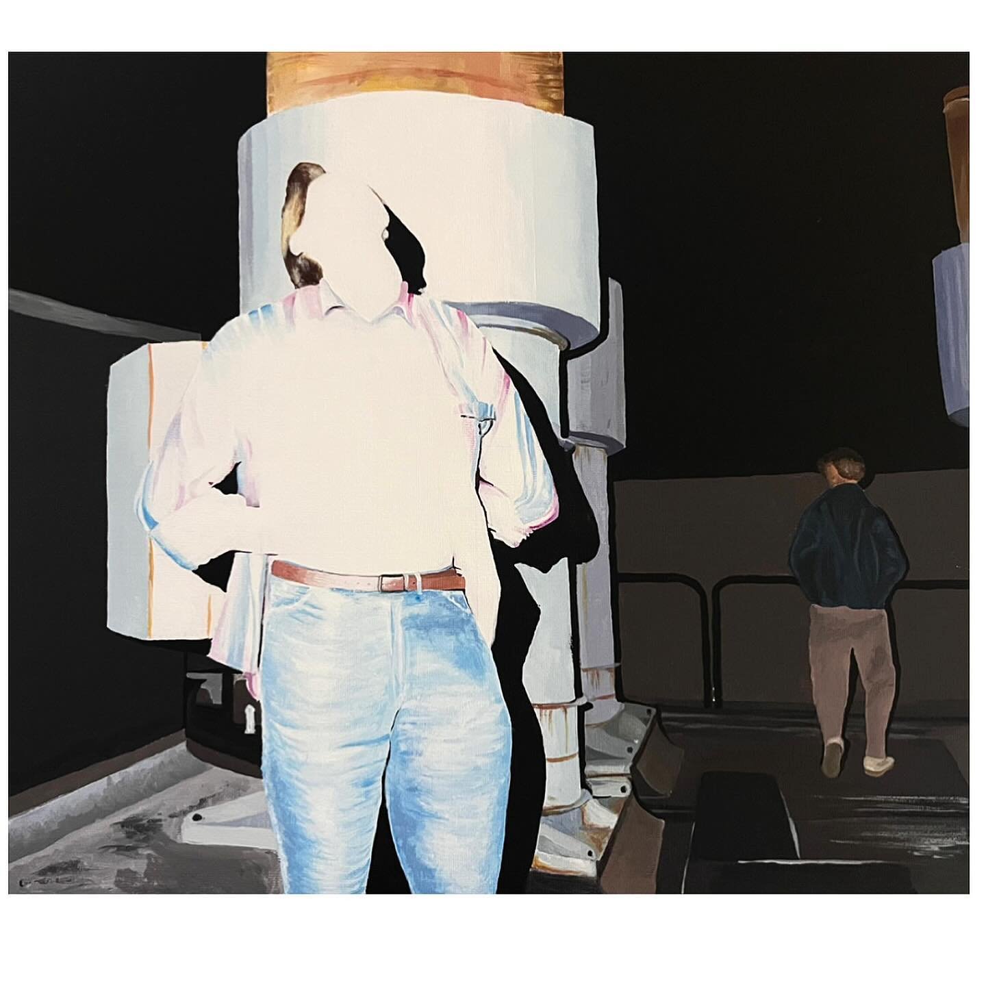 painting of a photo of markos and owen! acrylic on canvas, 30x40cm. 

#art #drawing #painting