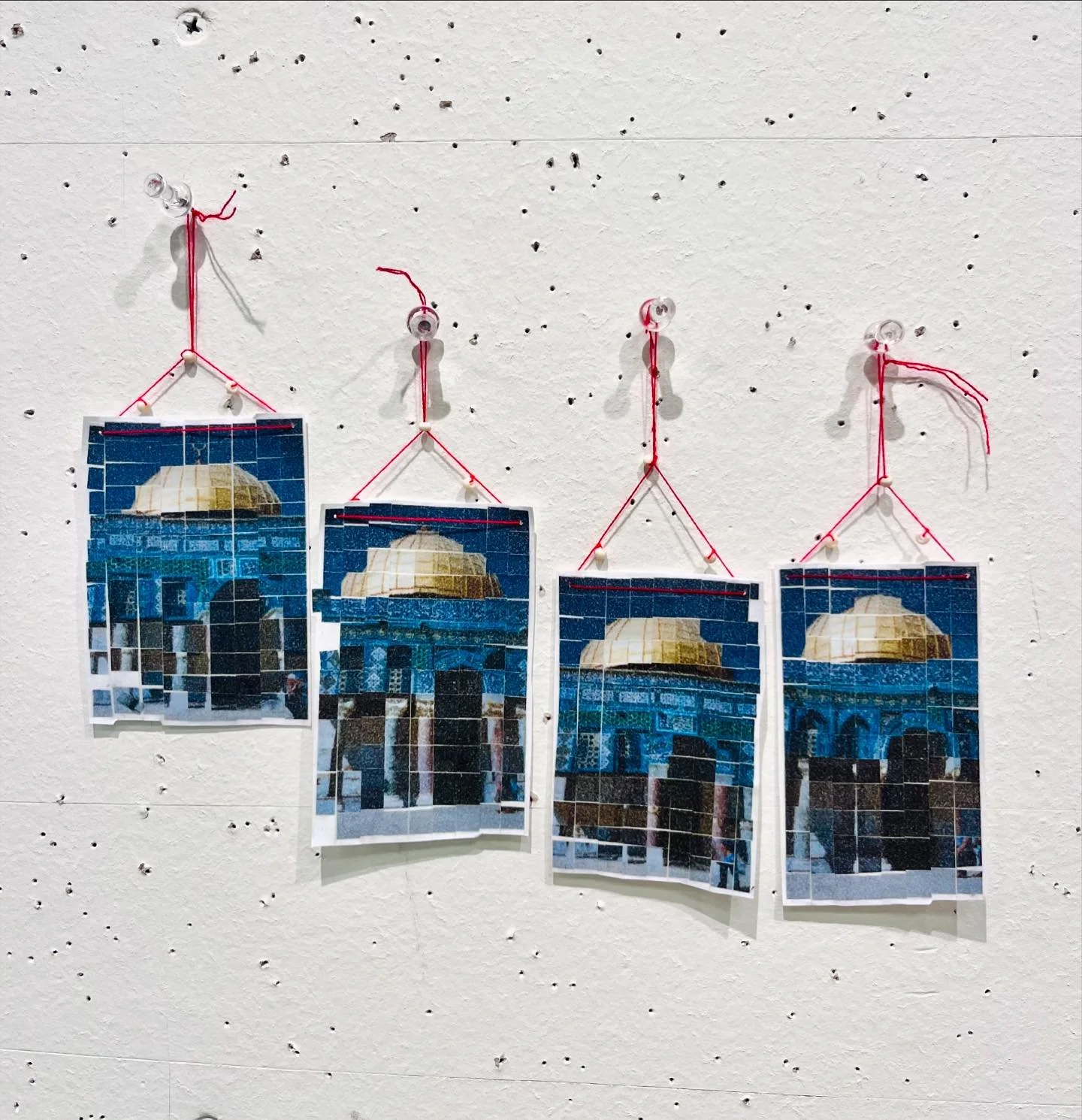 Dome of the rock 🪨 I&rsquo;ve always wanted to try this 1 picture into 4 pictures thing. Printed on vellum (for whatever reason)