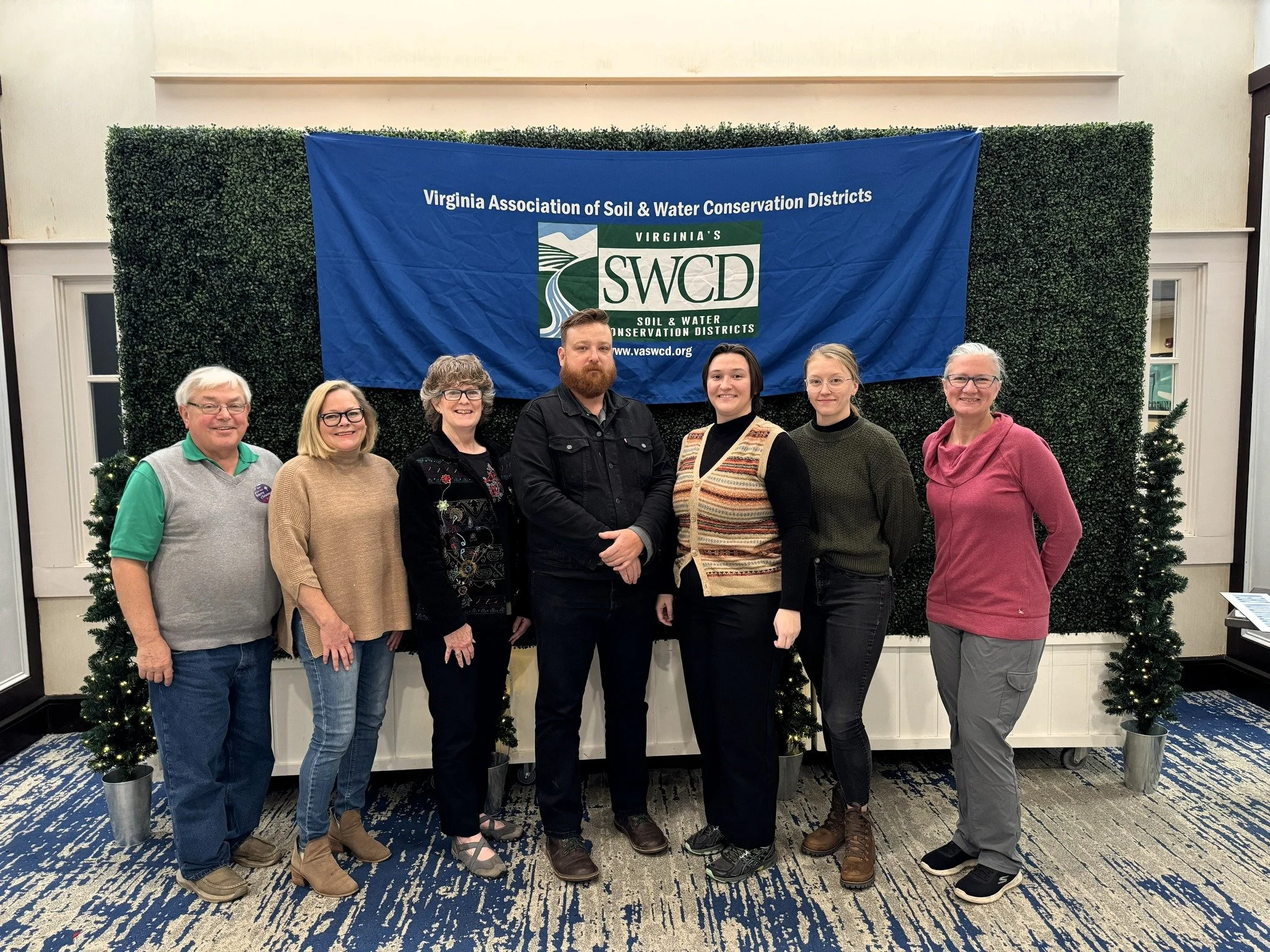 Henricopolis at the VASWCD Annual Meeting!
From December 7&ndash;9, our team attended the Virginia Association of Soil &amp; Water Conservation Districts Annual Meeting, connecting with partners across the state and learning about new conservation in