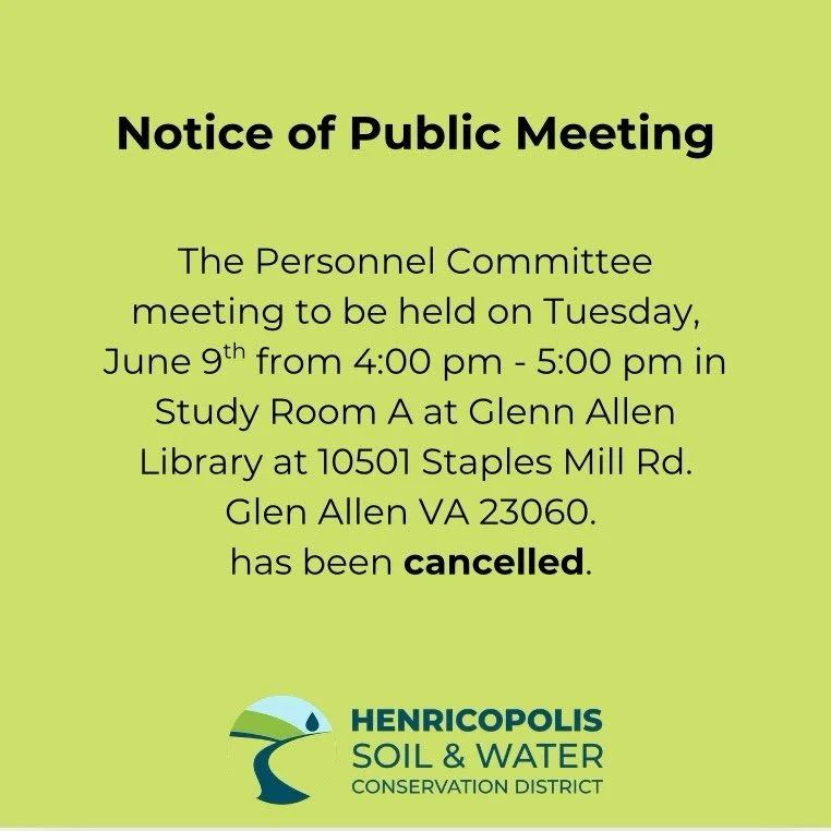 Personnel Meeting CANCELLED!