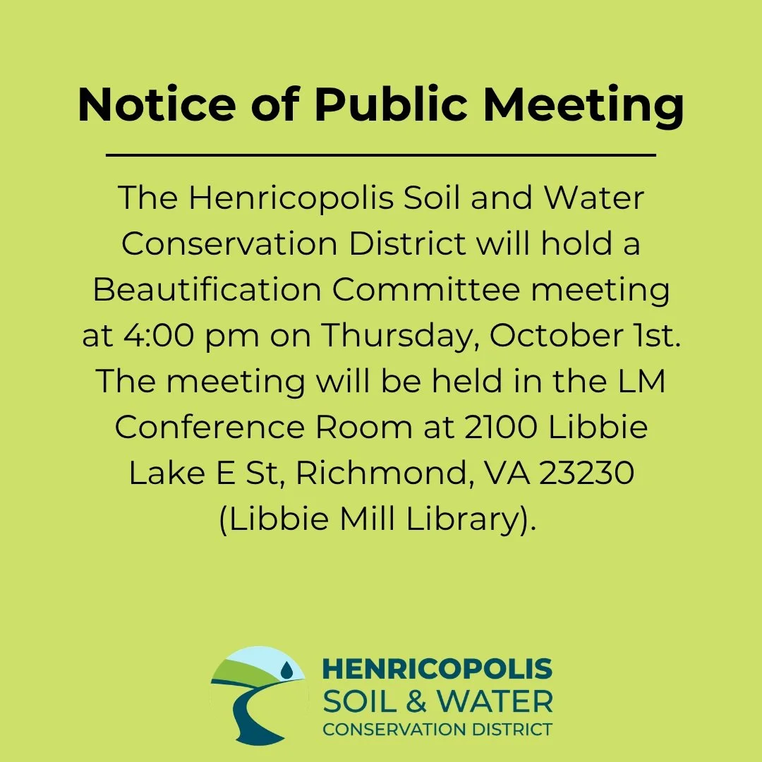 Agenda will be made available at www.hswcd.org/meetings-events