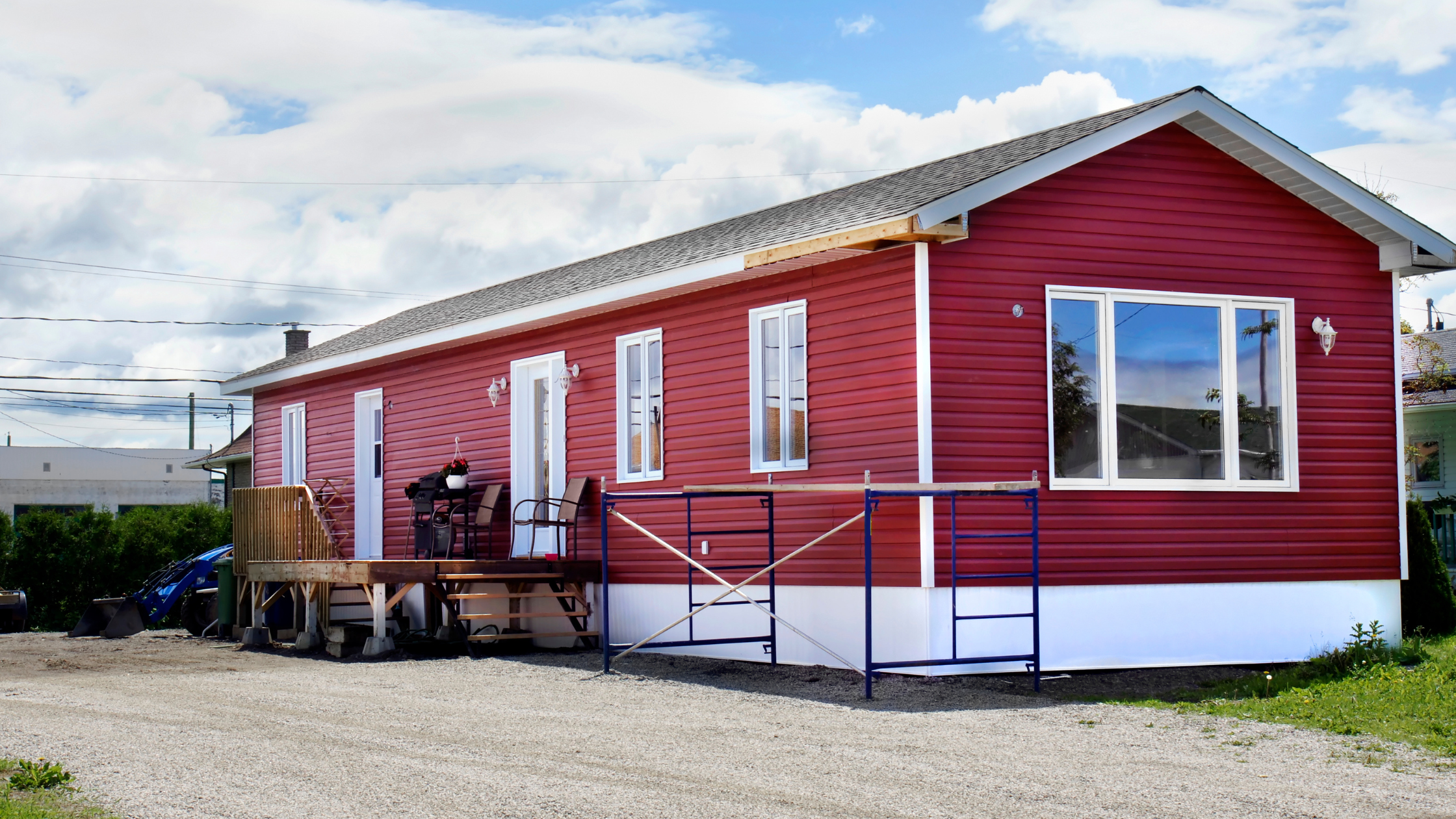 red mobile home Illinois