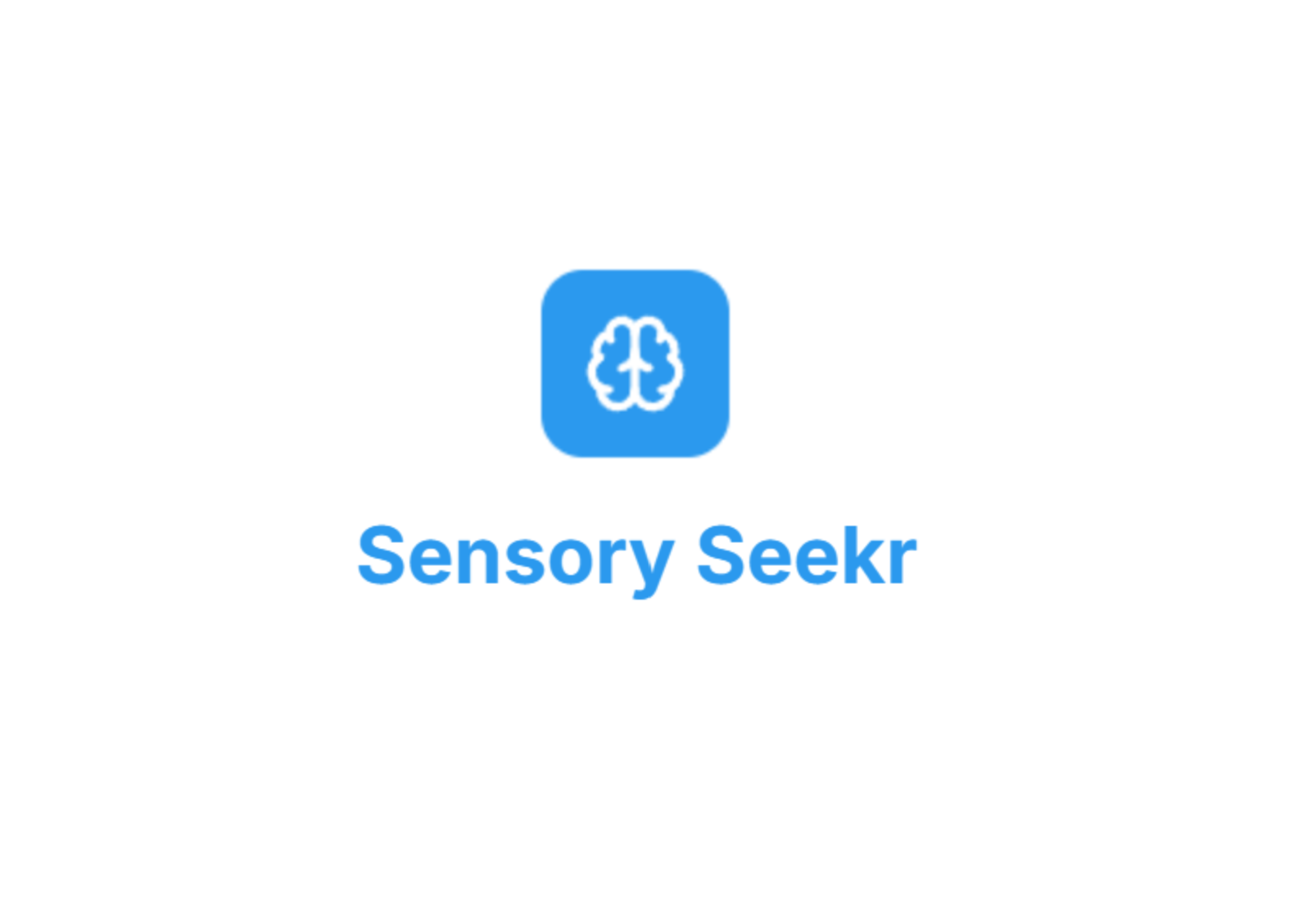Sensory Seekr - Passion Project Platform