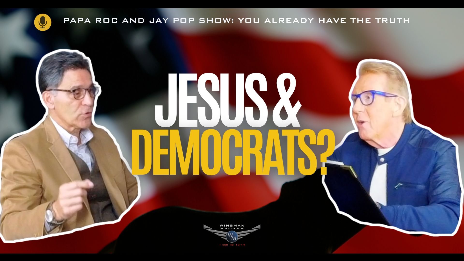 Can someone truly follow Jesus and support a political party that opposes biblical truth?
In this new mini episode, Pastors Jay &amp; Roc break down what Scripture says about politics, morality, and standing for truth &mdash; no matter what culture s