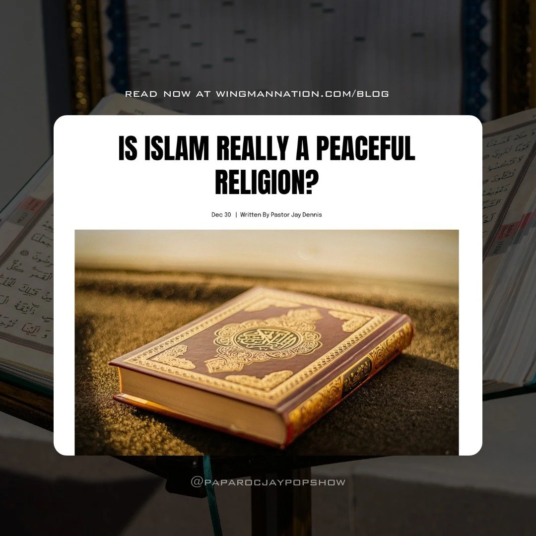Is Islam really a peaceful religion?
It&rsquo;s a question many are told to avoid, but truth shouldn&rsquo;t be ignored.

👉 Read now: www.wingmannation.com/blog/is-islam-really-a-peaceful-religion

#WingmanNation #islam #paparocjaypopshow #blogpost 