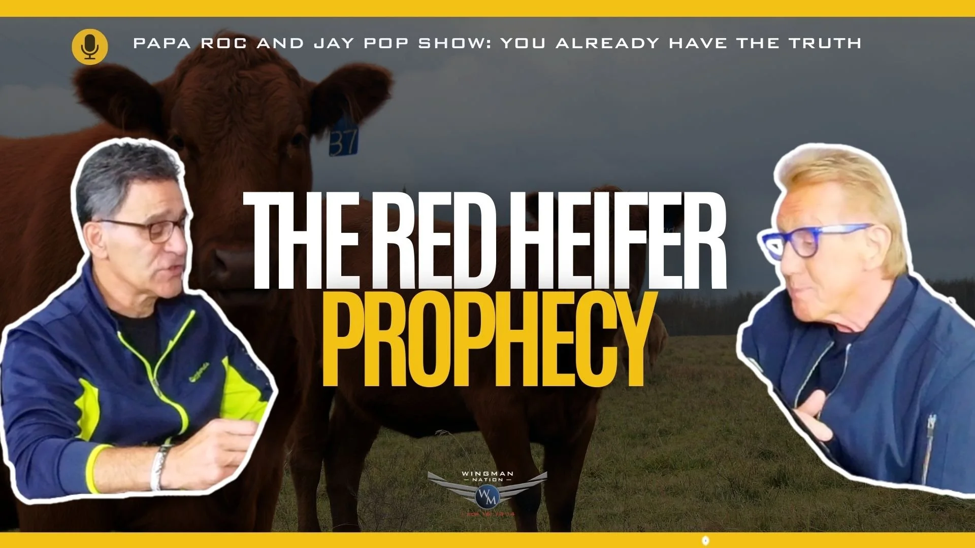 What does the Bible say about the red heifer&mdash;and why does it matter today?

In this new episode of The Papa Roc &amp; Jay Pop Show, we break down the biblical purpose of the red heifer, its connection to the Third Temple, and what it reveals ab