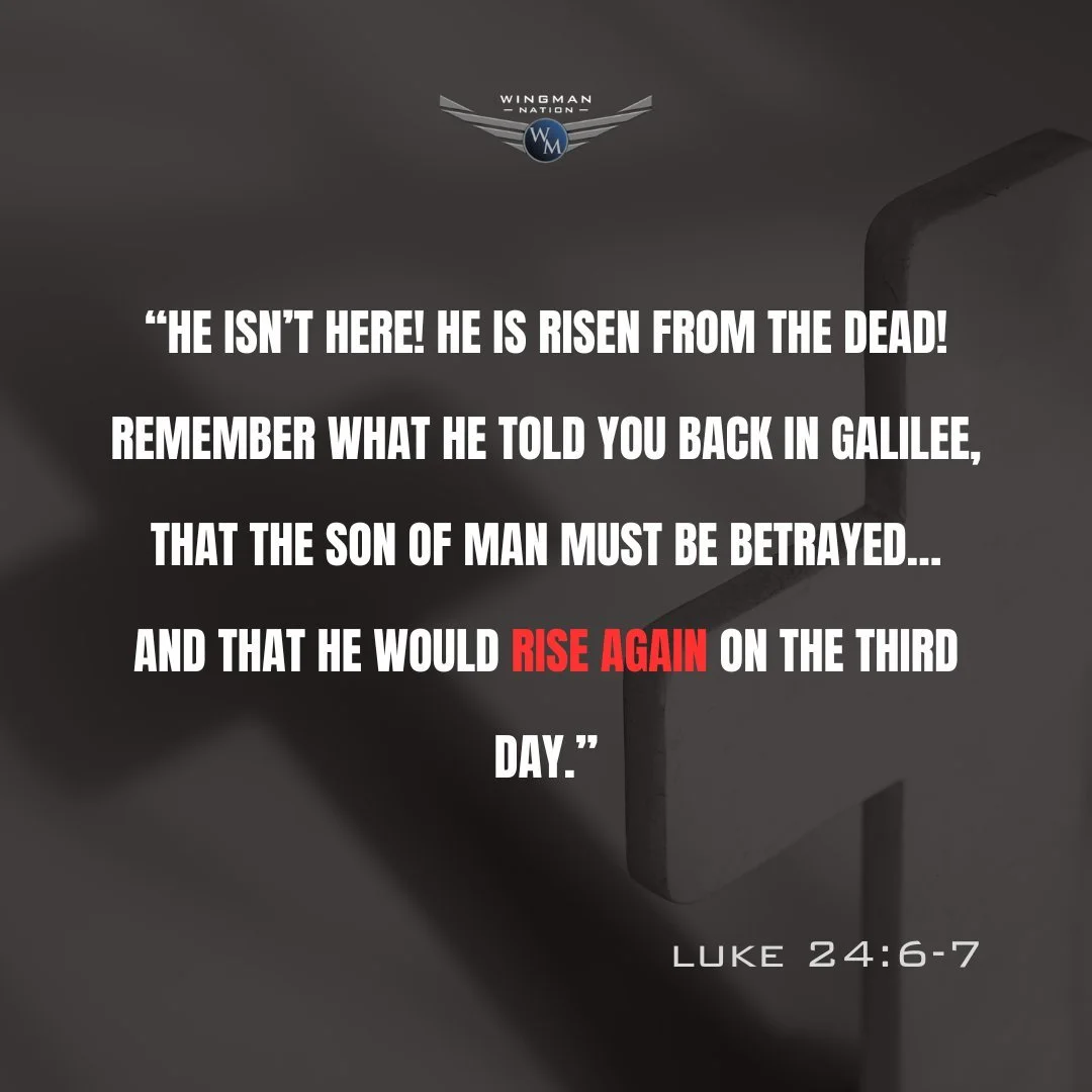 The resurrection is not just something we celebrate. It is something we live.

Because Jesus conquered sin and death, we are called to walk in new life, lead with boldness, and live with purpose.

Men, this is our reminder today:
The same power that 