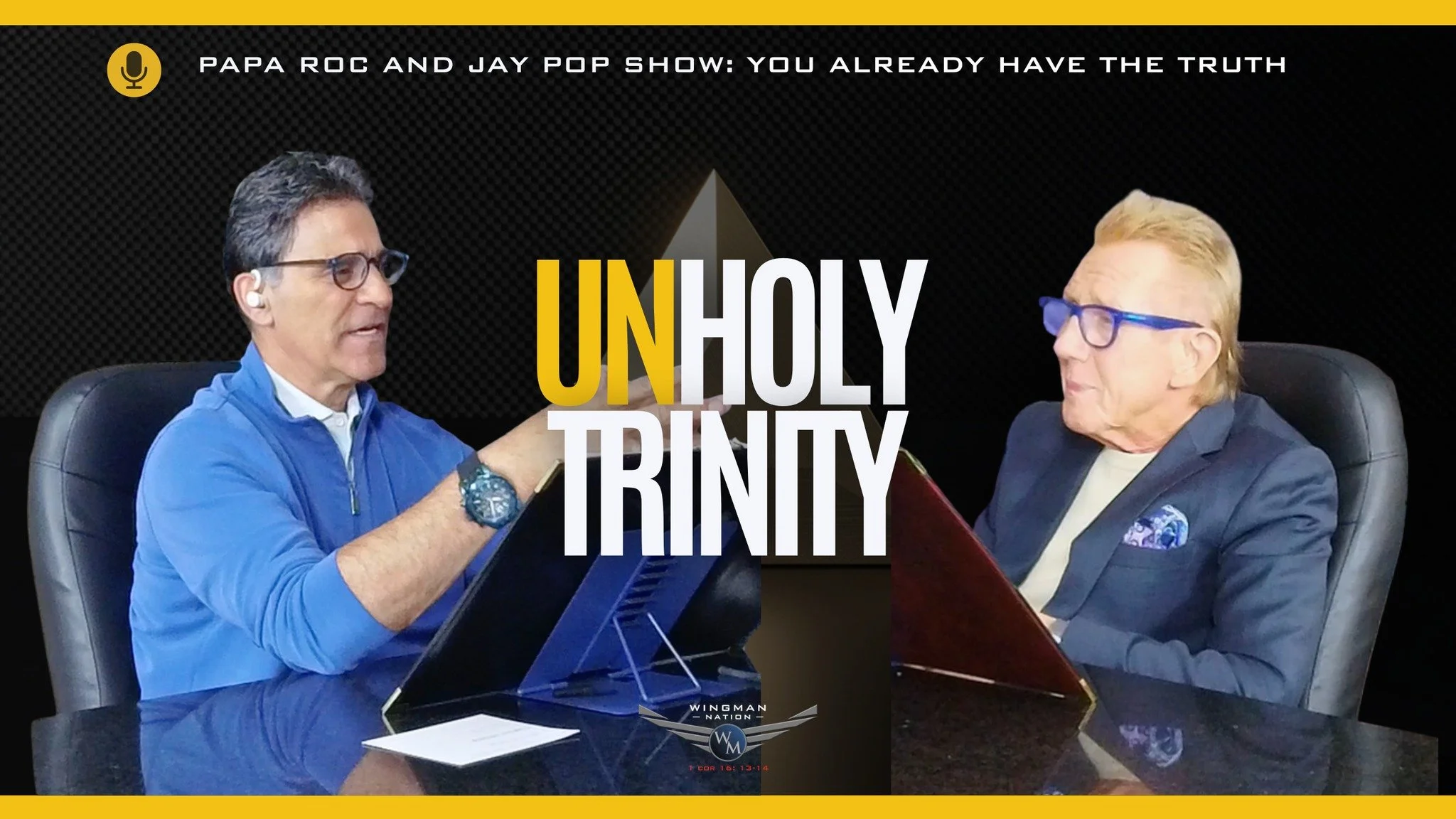 There&rsquo;s more going on than politics&hellip; this is spiritual.

In this episode, we break down what we&rsquo;re calling the &ldquo;Unholy Trinity&rdquo; and why Christians can&rsquo;t afford to sit on the sidelines any longer.

🎧 Listen or wat