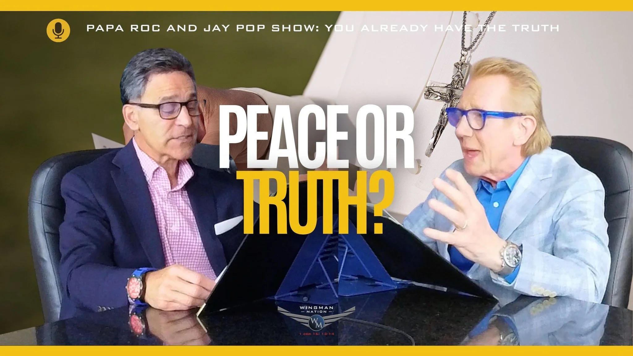Does the Bible teach peace at any cost or standing firm against evil?

In this episode of Papa Roc &amp; Jay Pop: You Already Have the Truth, we examine recent comments from Pope Leo on conflict, Iran, and global tensions through a biblical lens.

Li