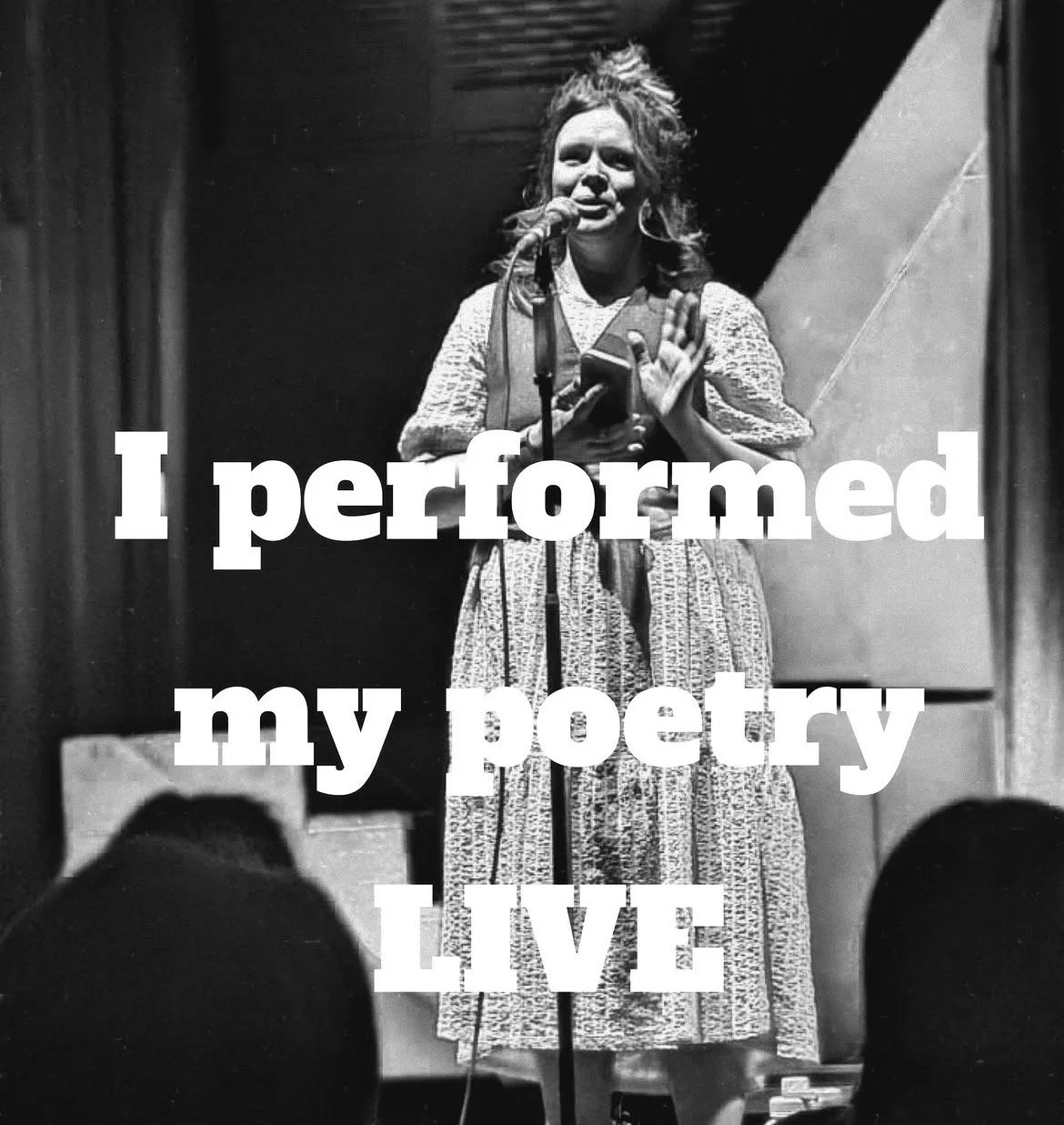 I Performed My Spoken Word Poetry Live: Supporting Georgie Jones on Tour!