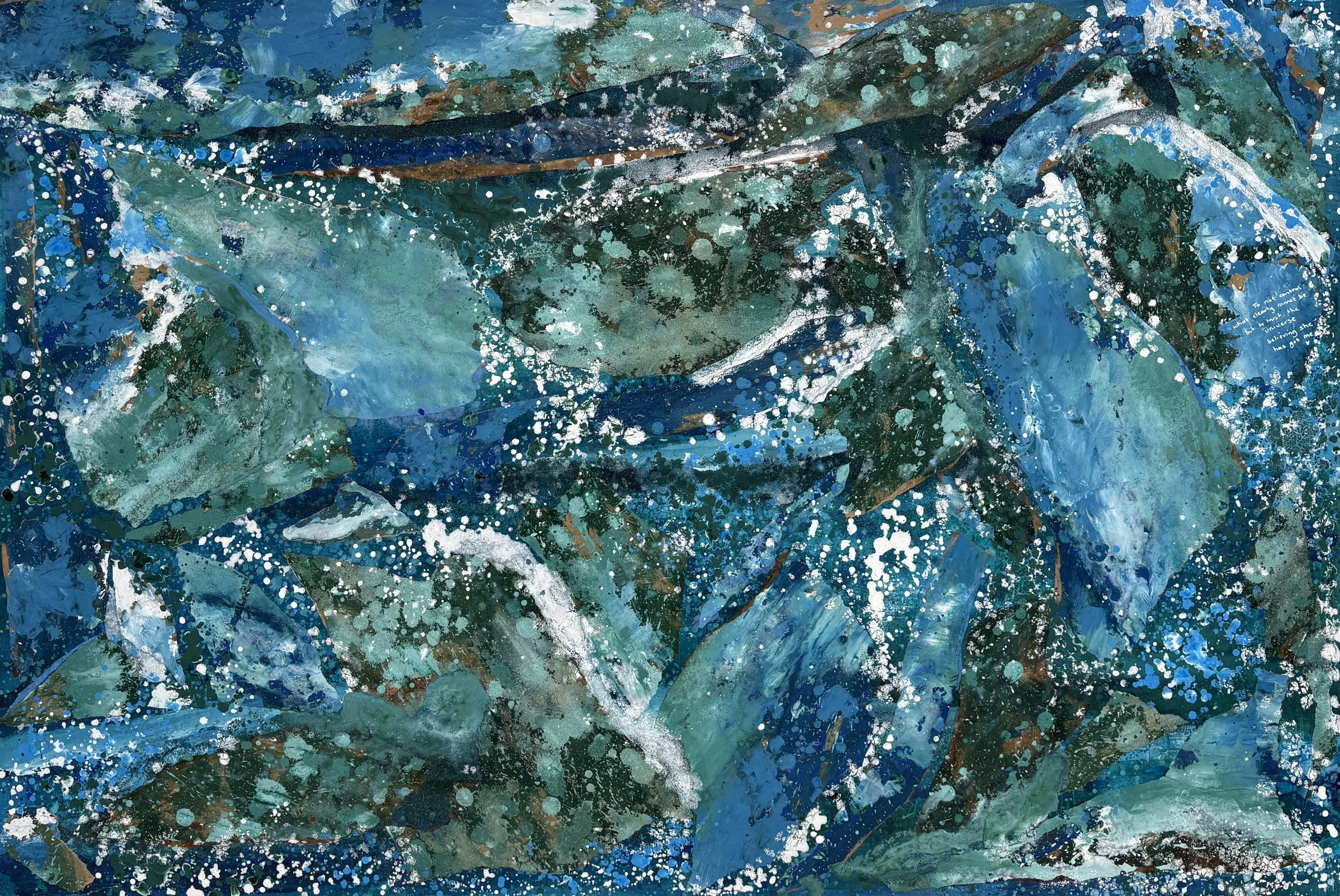 Manifesting by Cornish artist and poet Bella Wilhm