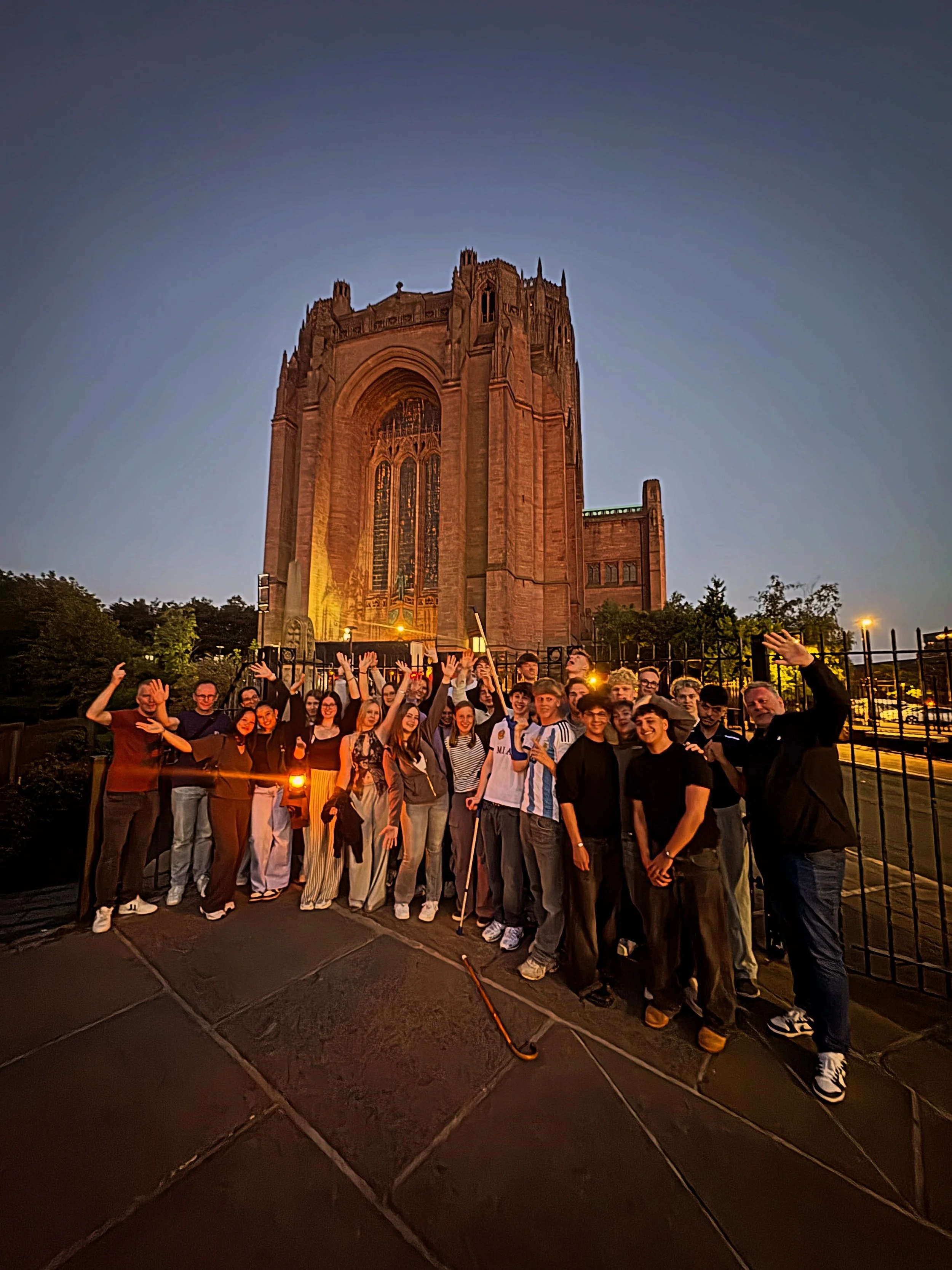 Tuesday Night was a total Delight 🖤 for many years now this tremendous troupe of teachers have brought their students all the way to Liverpool from #Ibbenb&uuml;ren in #Germany for an immersive language experience in Liverpool and last night was fie