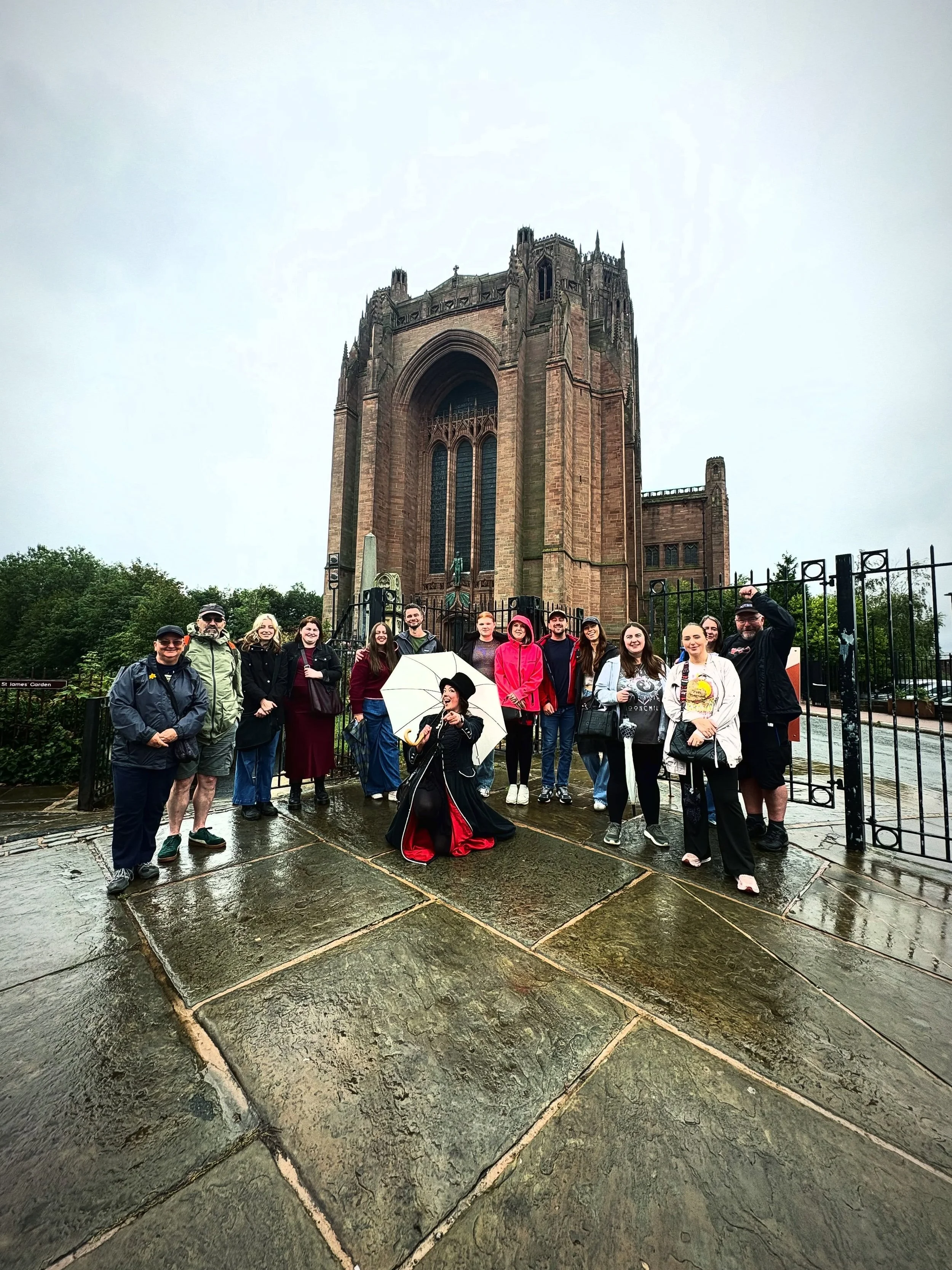 The Last of the Summer Day-Time Cemetery Shivers Tours&hellip; We believe the Natural is Rather Super 🖤 Here&rsquo;s to the Eternal Now 💀 Thankyou all for joining Shiverpool 👻 Three Cheers to Darling Dolly Parton &amp; the Terrifyingly Terrific Ti