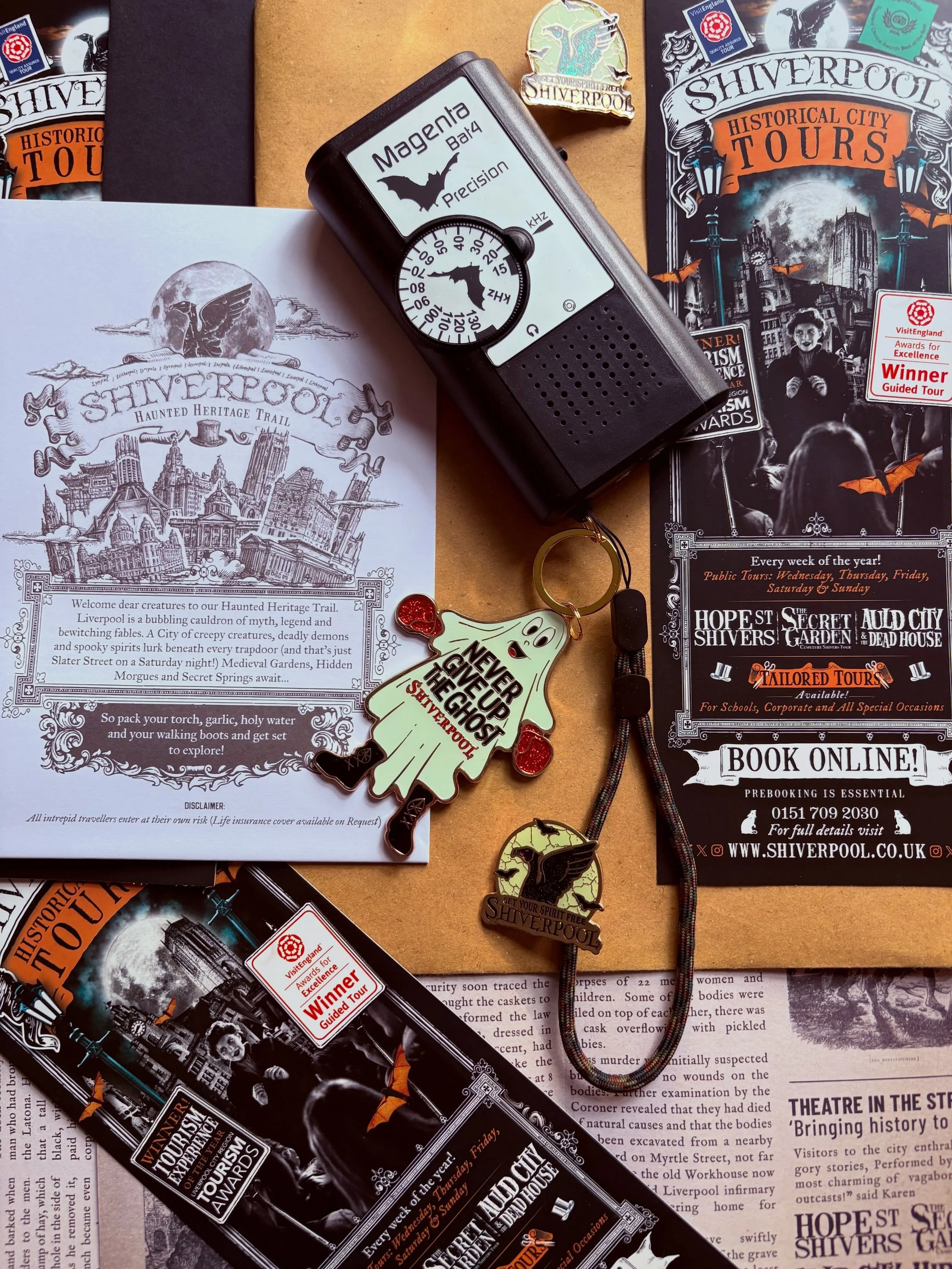 🦇 ***Special Competition*** 🦇

🎩 ***Follow, Like, Comment &amp; Tag to WIN*** 🎩

👻🦇 WIN THE ULTIMATE SHIVERPOOL PRIZE BUNDLE! 🦇👻

🎟️ 2x tickets for the Famous Hope Street Shivers
Any scheduled public date or time, subject to availability

🦇