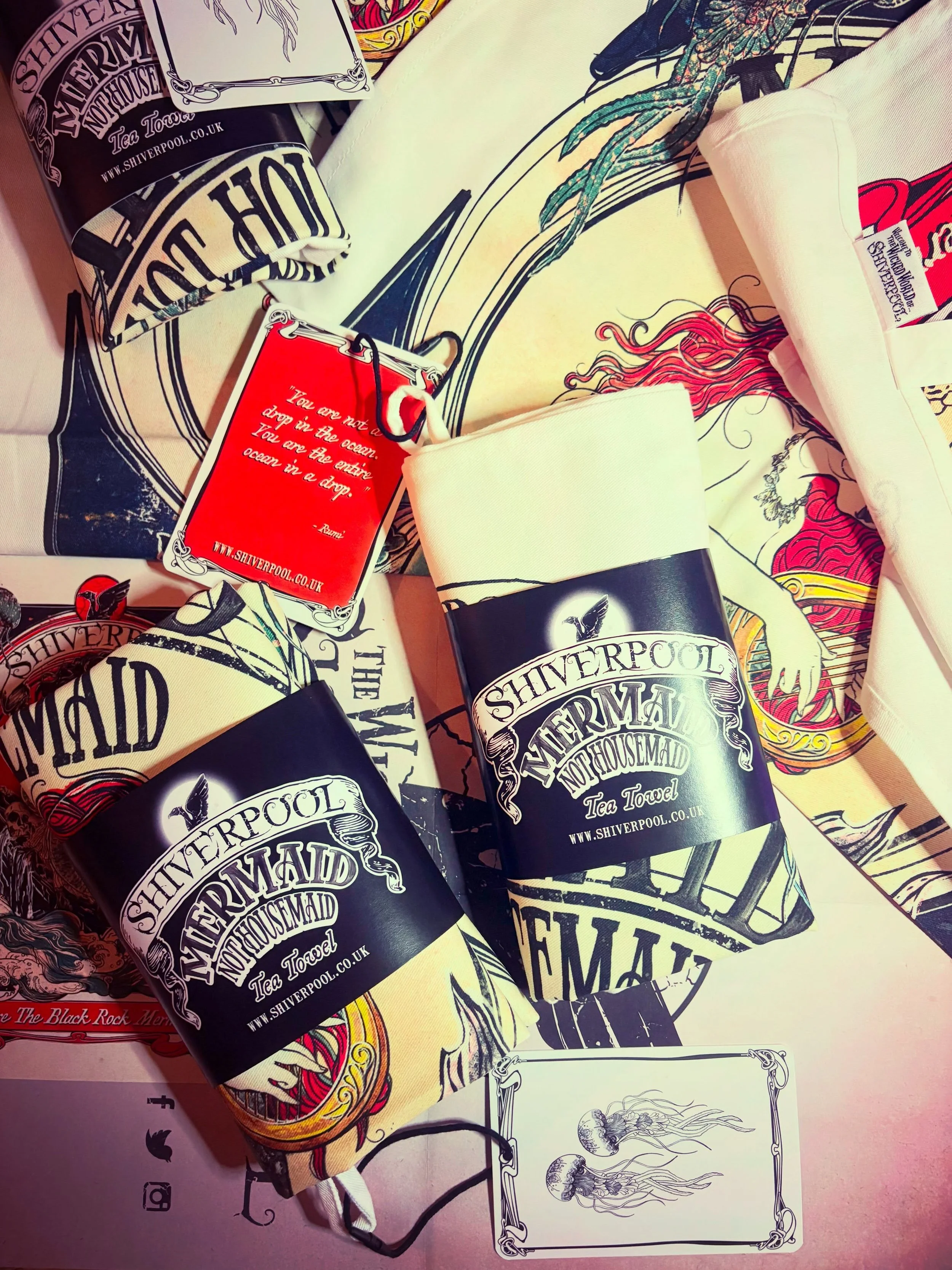 New Shiverpool Merch Alert 📣 BUY NOW! 

Remember&hellip; Sometimes you have far more important things to do than the dishes, and our legendary Mersey Mistress completely agrees!

To celebrate our up and coming 21st Birthday, we&rsquo;re bringing a b