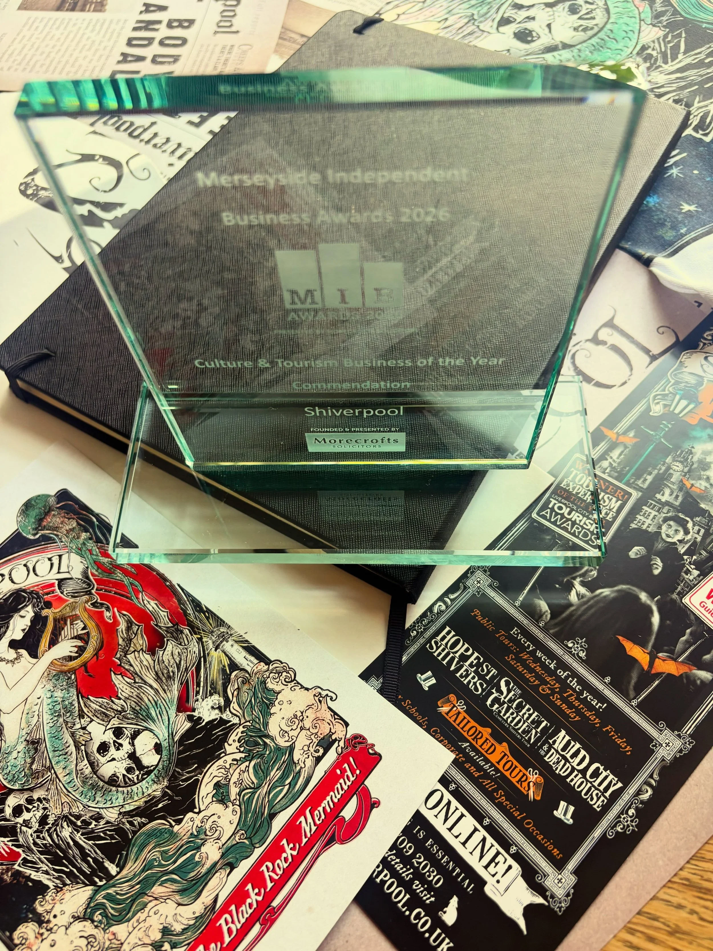 Amidst the mayhem and madness of the October season we&rsquo;re absolutely delighted to have received a 🏆Commendation🏆 at the @mibawards for the Culture &amp; Tourism Business of the Year 🖤 Huge congratulations to the Winner of our Category @dotar