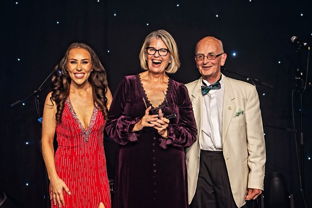 Thankyou to @mibawards for sharing this cracking photo of Shiverpool Community Spirit CIC Directors, Julie and Russ receiving the &lsquo;Highly Commended&rsquo; award for Culture &amp; Tourism Business of the Year 2026 - Thank you both for your guida