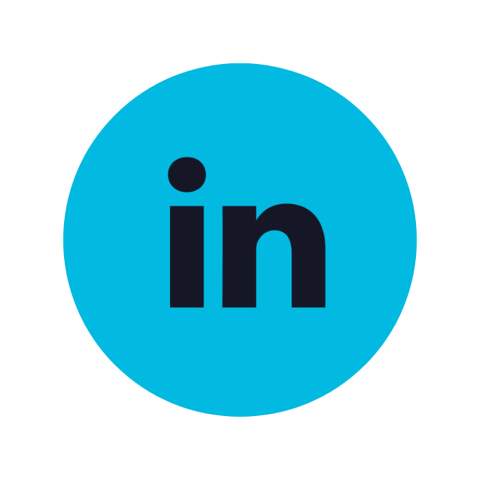 blue linkedin logo icon for the zone mental performance company.