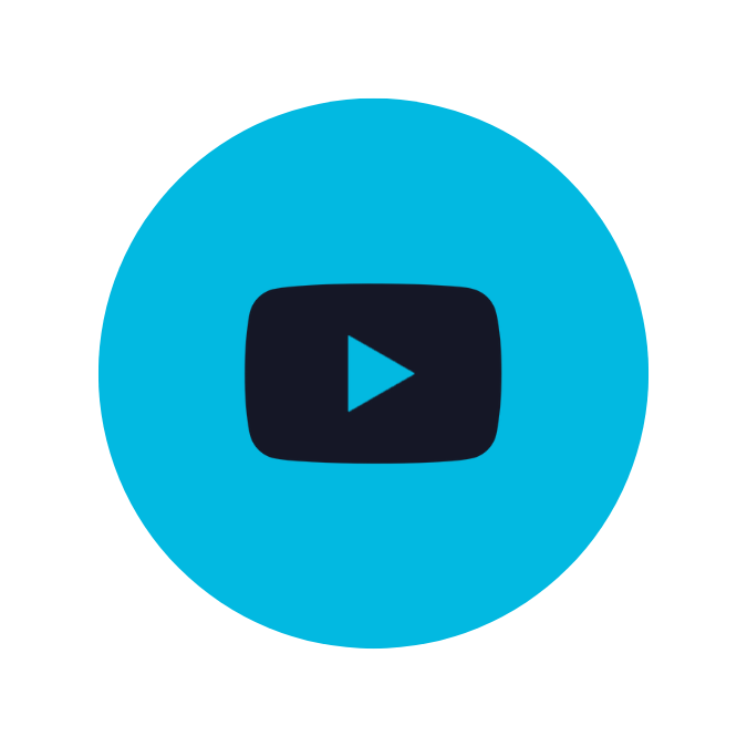 blue youtube icon for the zone mental readiness company.
