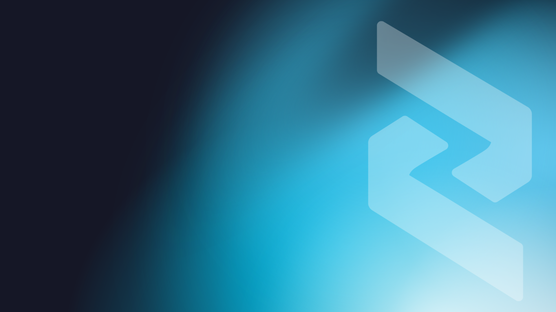 A digital abstract background with a gradient from dark navy blue to light blue, featuring a semi-transparent 'The Zone' logo on the right side.