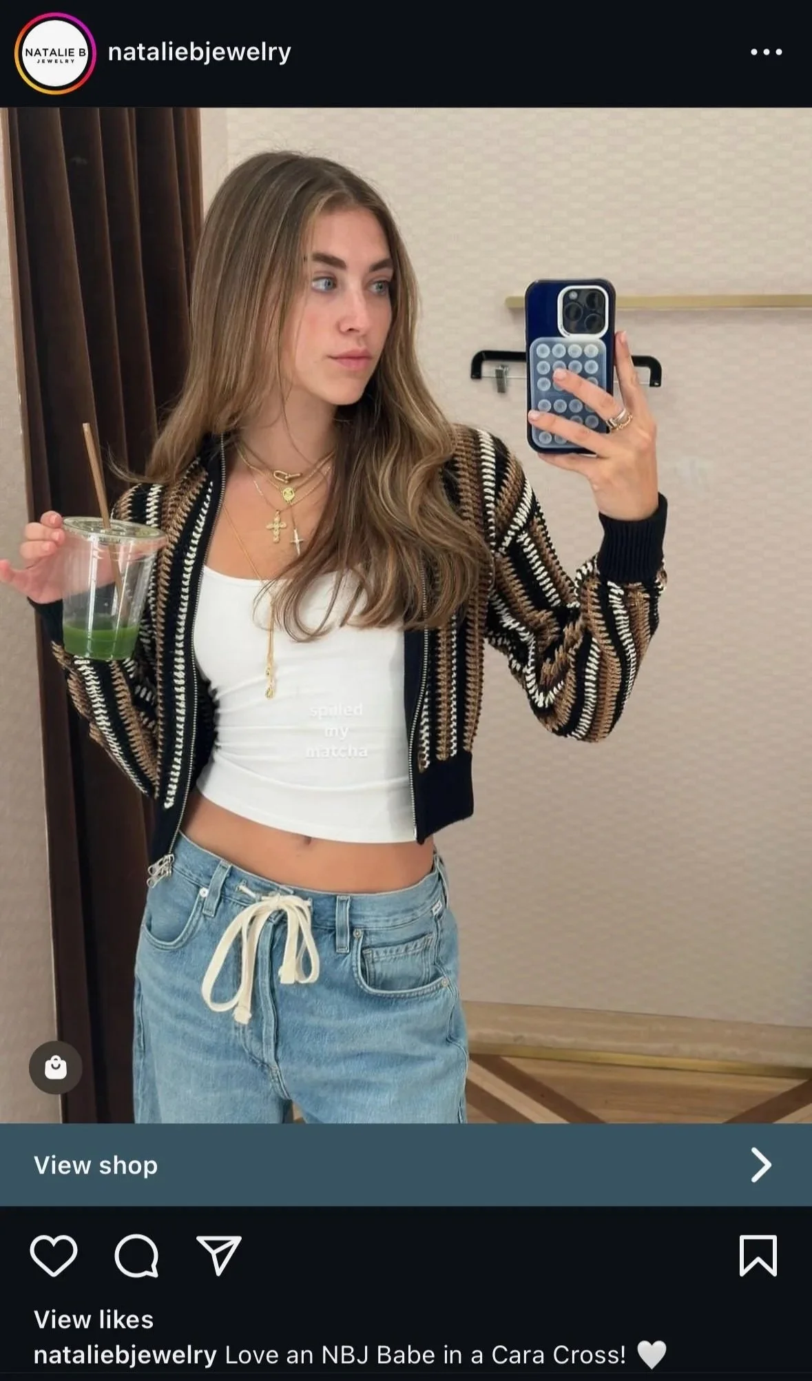 Natalie B Jewelry Social Media Content