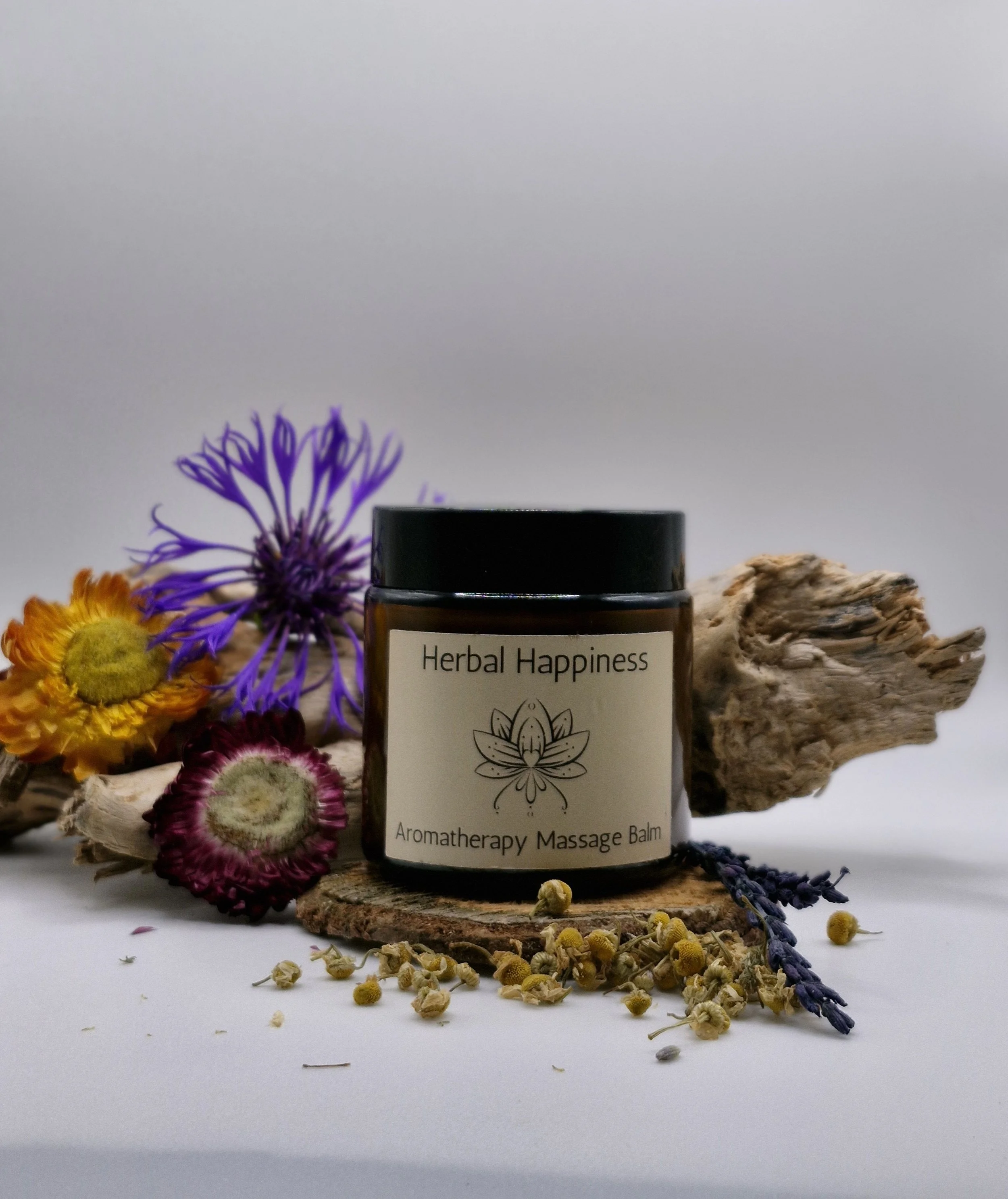 Gentle & Comforting - Roman Chamomile (Anthemis Noblilis) & Helichrysum (Helichrysium Italicum) – Aromatherapy Massage Balm