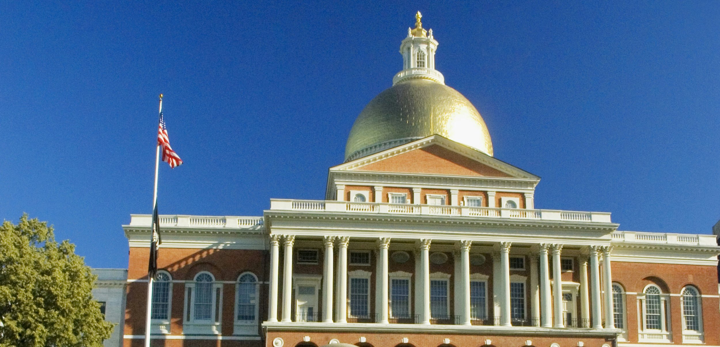 A state capitol building.