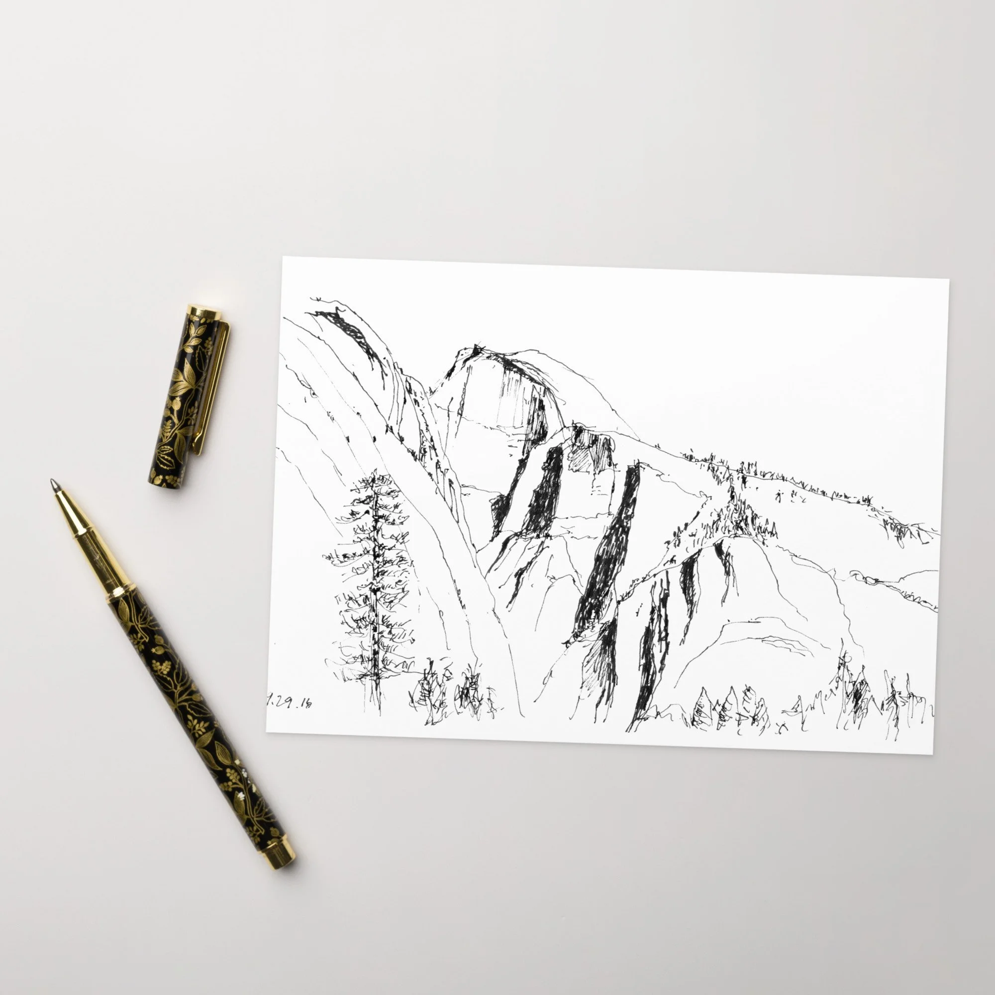 Half Dome Greeting card