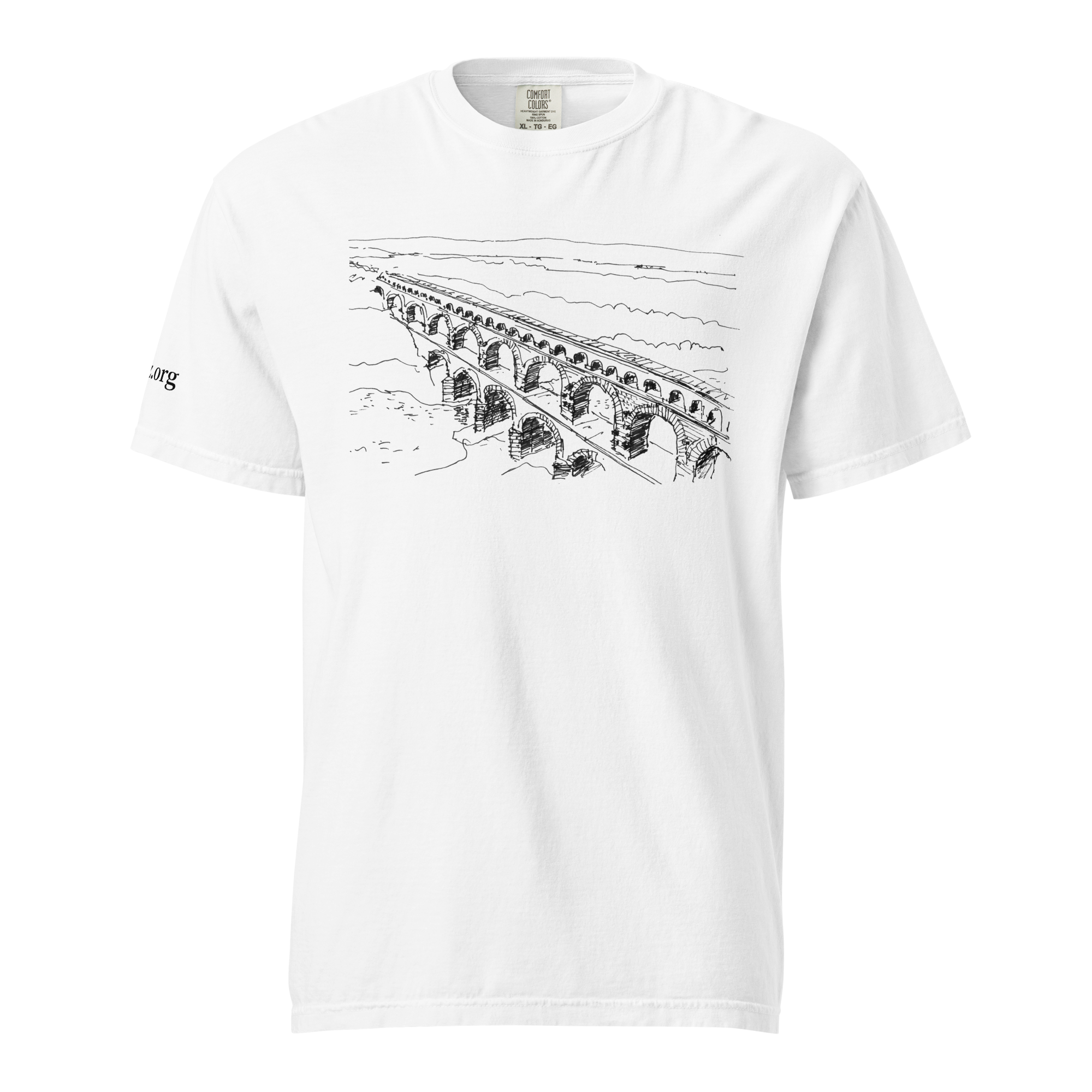 Pont du Gard heavyweight t-shirt