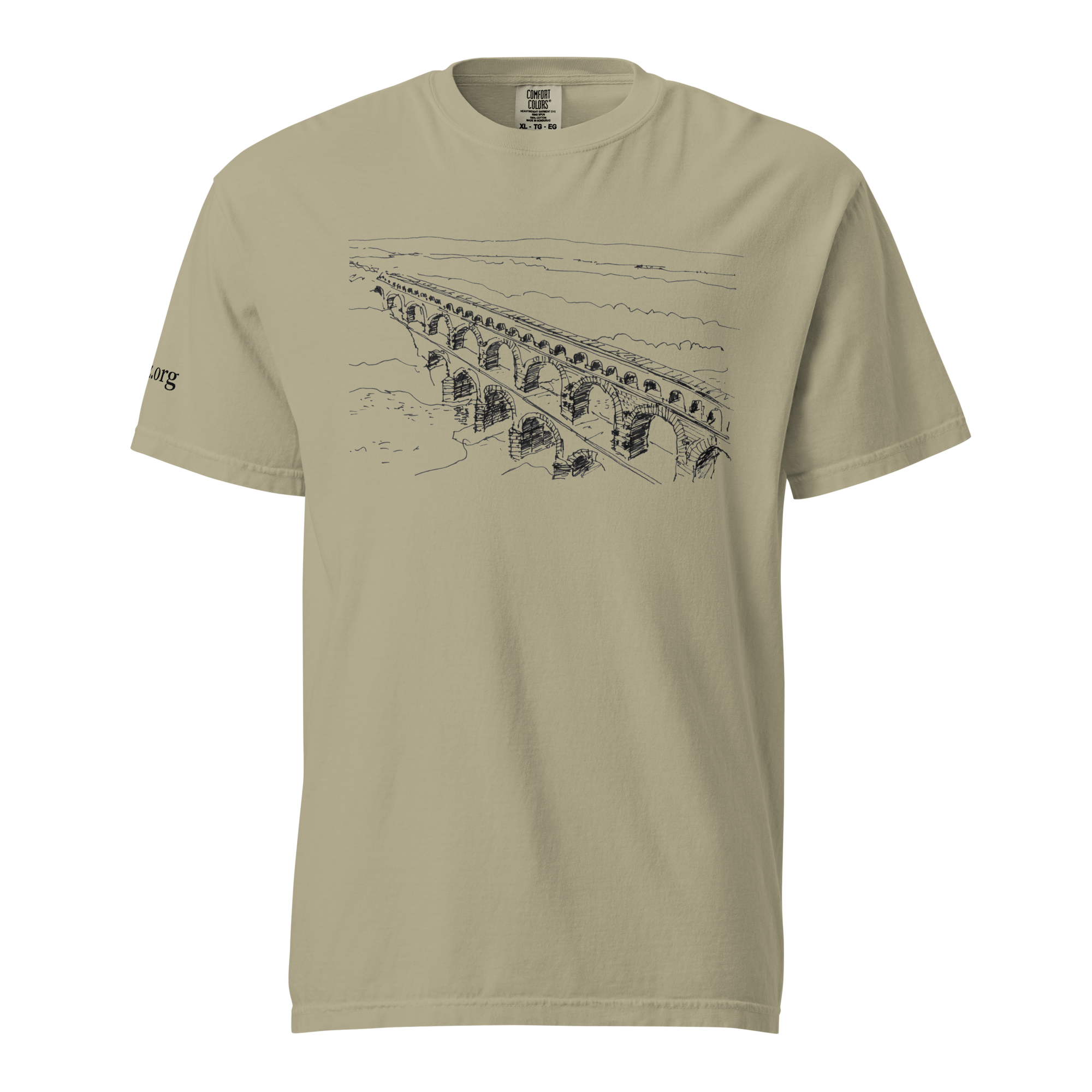 Pont du Gard heavyweight t-shirt