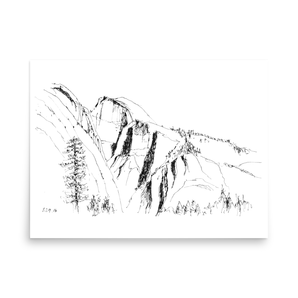 Half Dome - Fine Art Print