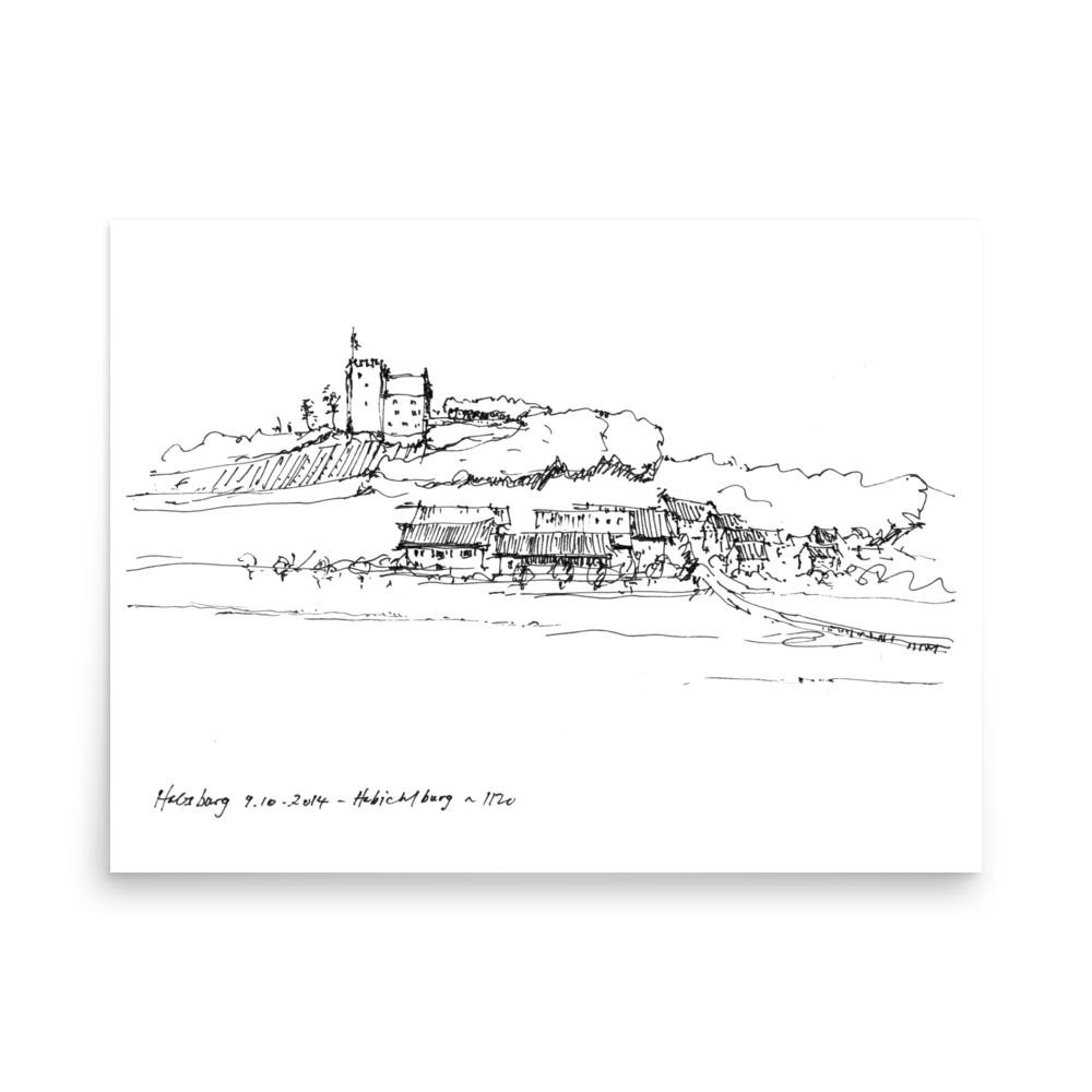 Habsburg Castle - Fine Art Print