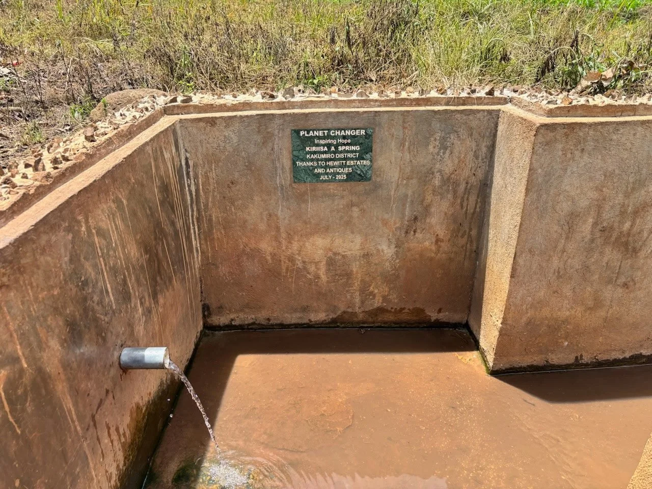 From the community of Kiriisa where your support has helped us build a well.