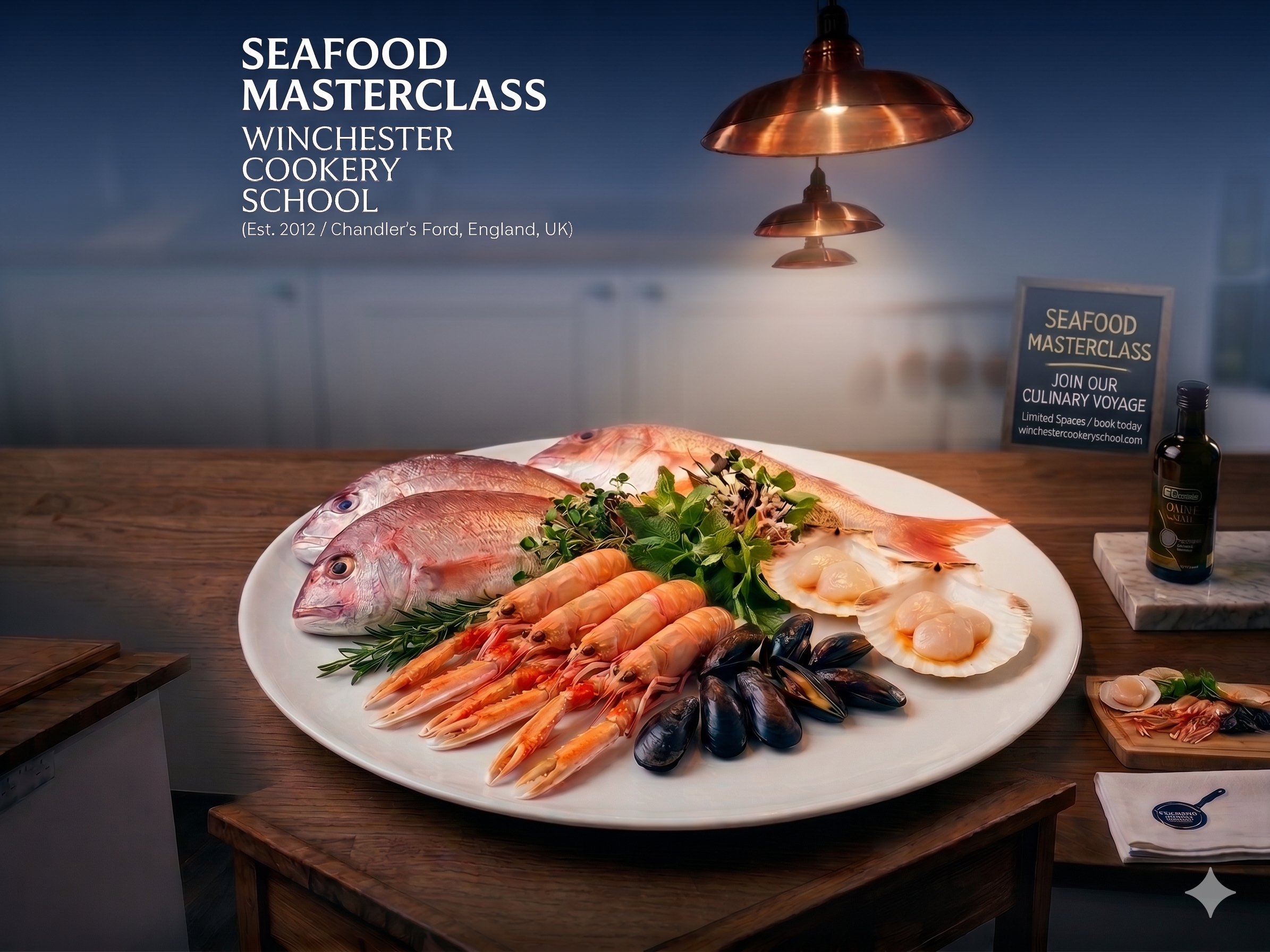 SEAFOOD COOKERY CLASS  | MAY 8TH