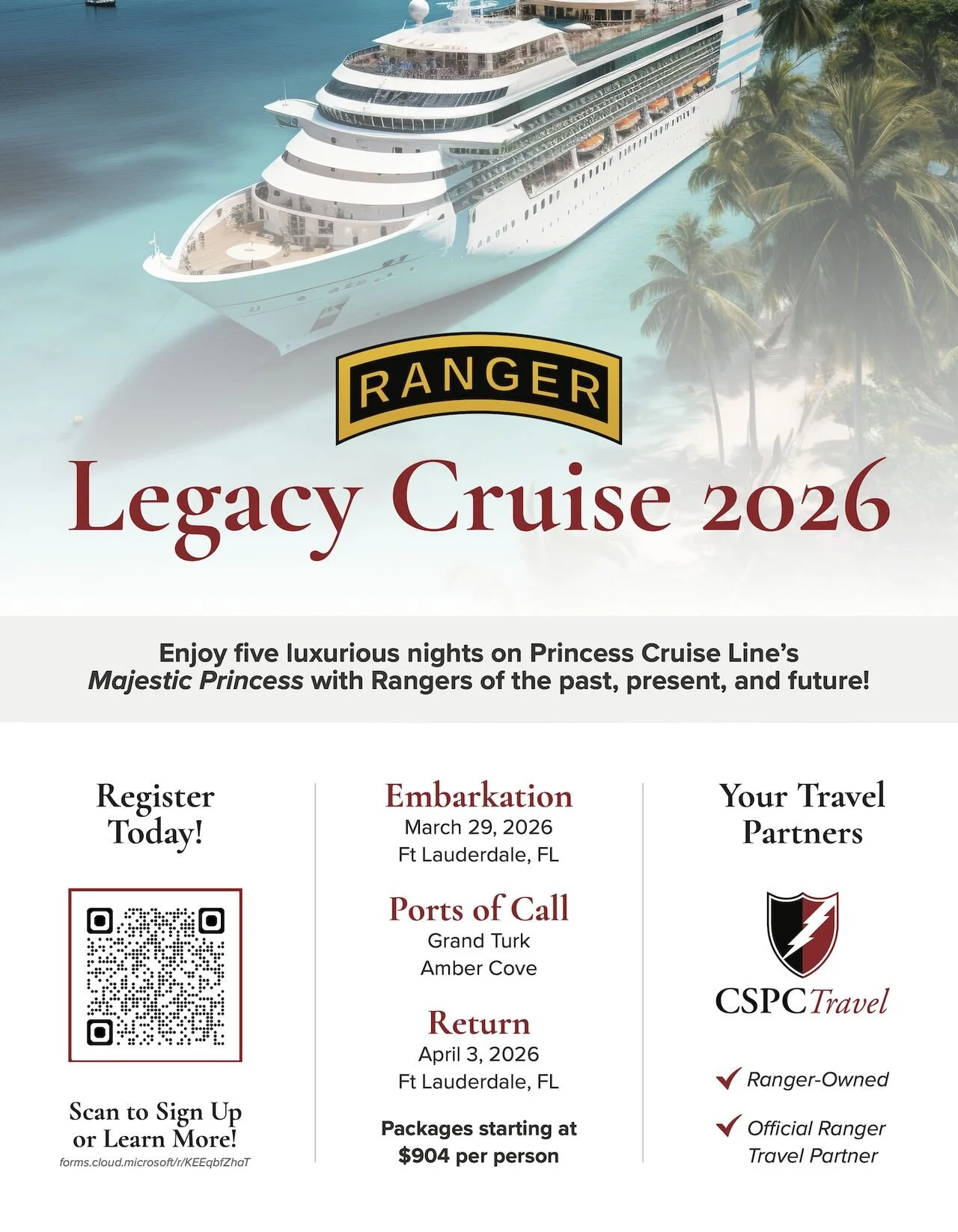 Ranger Legacy Cruise 2026