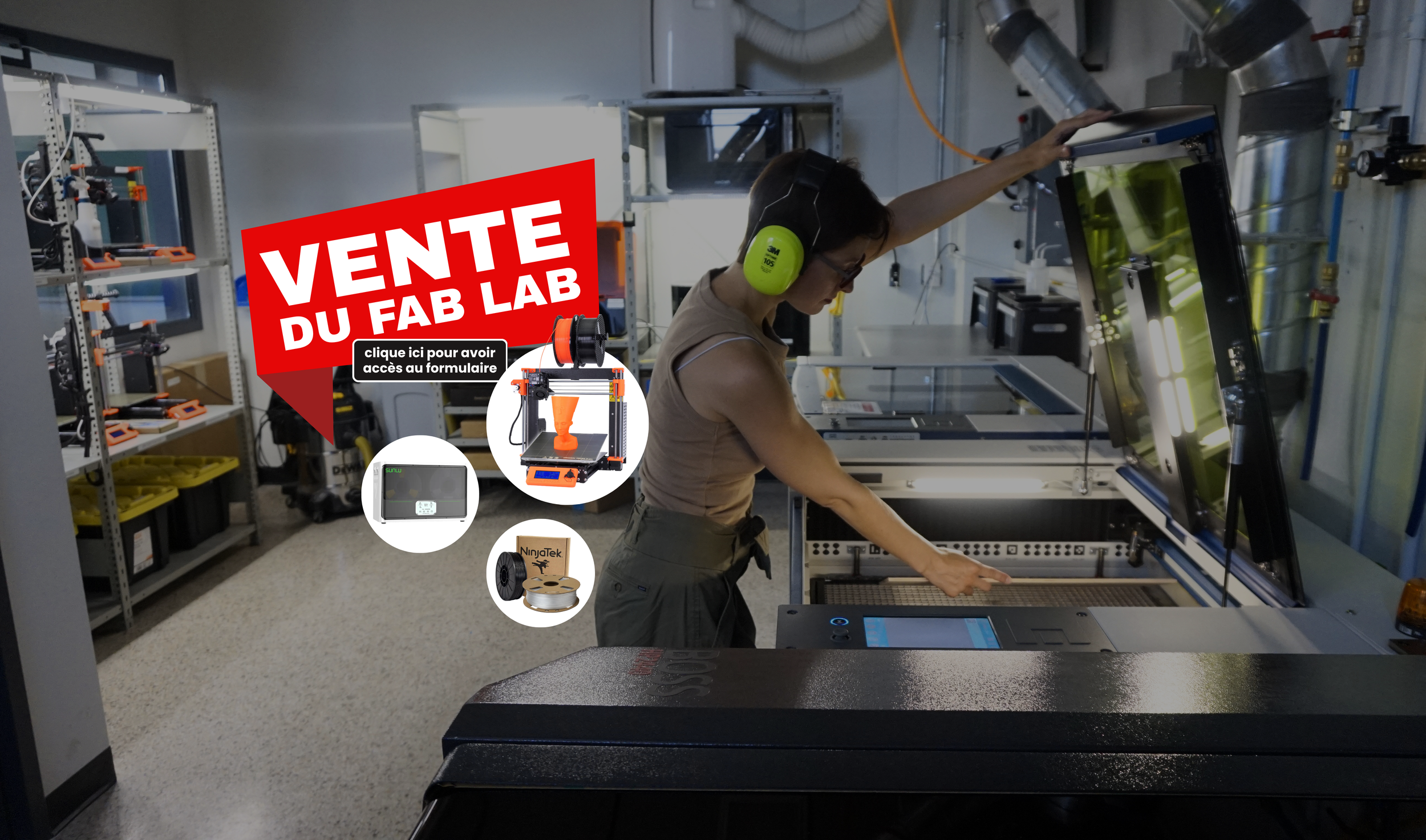 Vente du Fab Lab