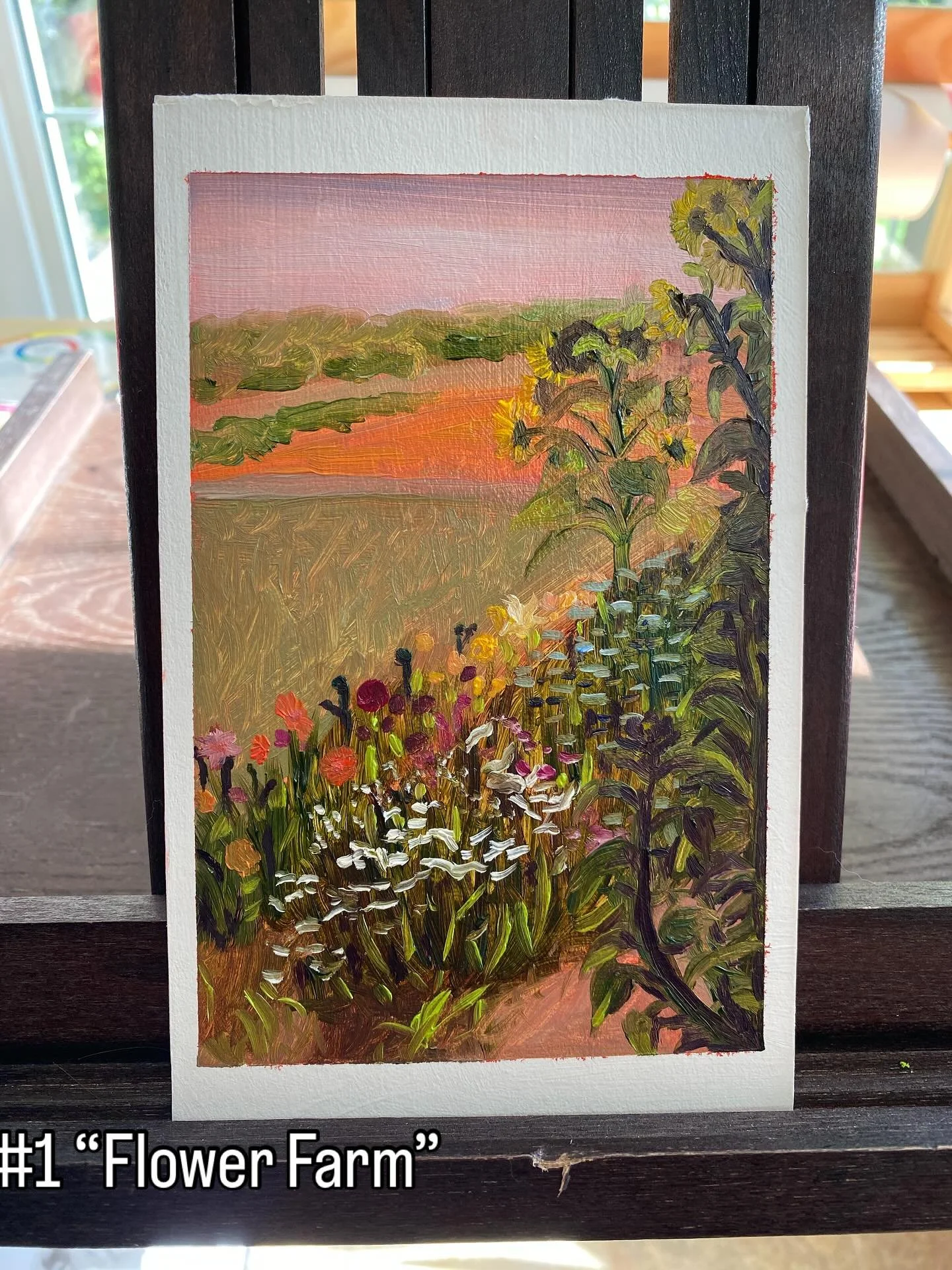 My heart has been so full from painting flowers this past week. What one is your favourite? @villagerpuzzles #villagerartist2026 #flowerpainting #oilpainting #canadianartist #albertaartist