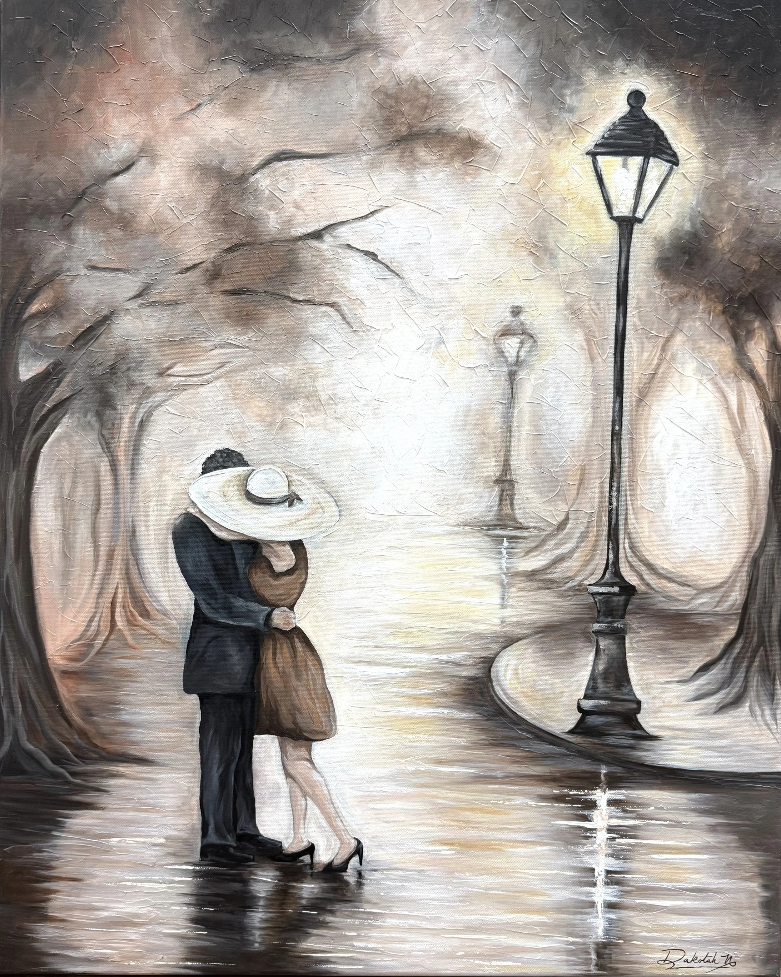 Sealed With a Kiss 24x30 (Available as Commisison)