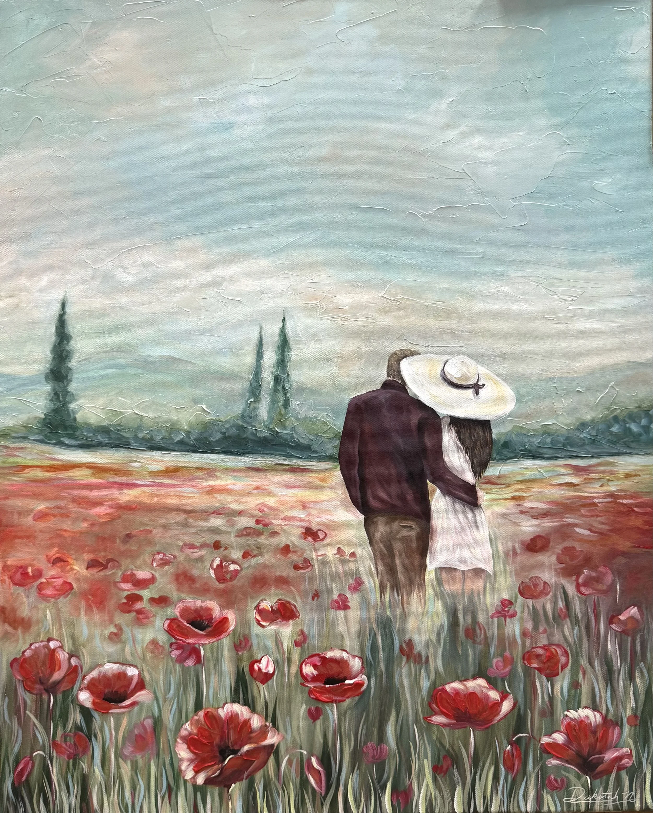 Poppy Love, 24x30 (SOLD)
