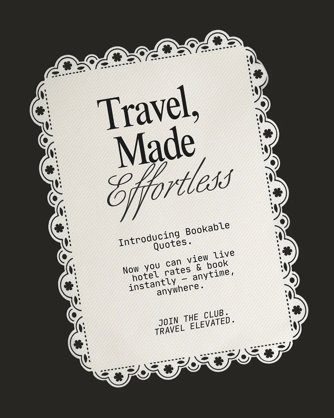 Ever scroll hotels at 10pm and wish you could just book it (without losing all your perks)? 😅
 Now you can. 💯 
 With @fora.travel&rsquo;s new Bookable Quotes, I can send you a custom link where you can view live pricing, see top hotel picks (person